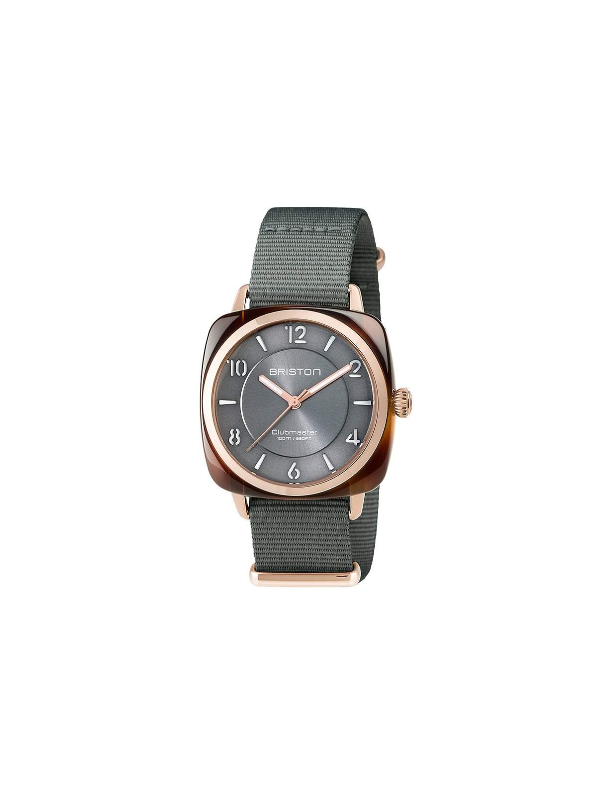 Briston Clubmaster Chic Acetate HMS Gold Grey Dial and Rose Gold 36mm - MORE by Morello Indonesia