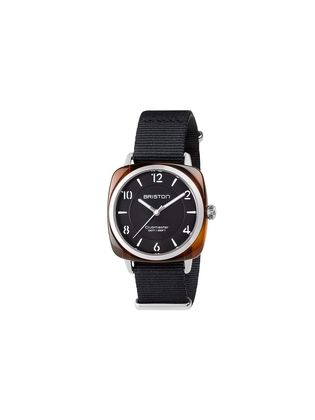 Briston Clubmaster Chic Acetate HMS Tortoise Shell Black Dial 36mm - MORE by Morello Indonesia
