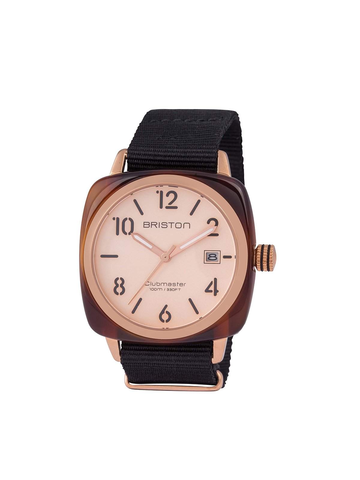 Briston Clubmaster Classic Acetate HMS Gold PVD Rose Gold Dial 40mm - MORE by Morello Indonesia