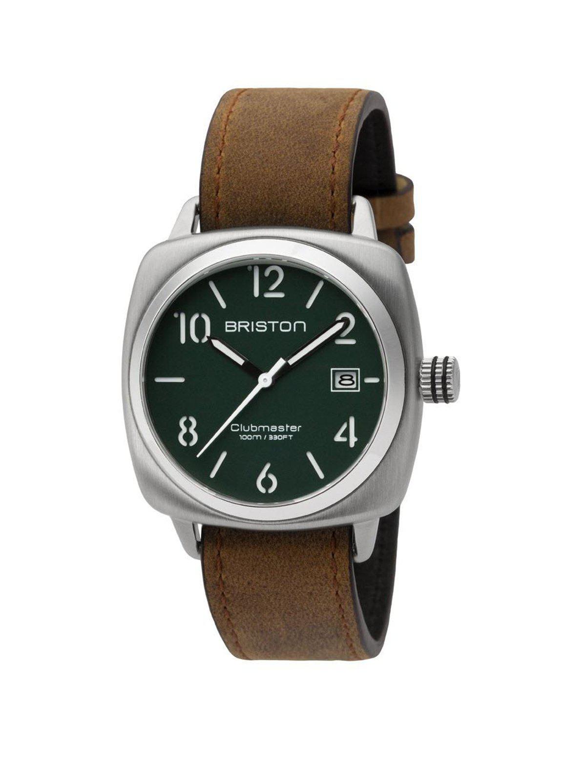 Briston Clubmaster Classic Steel HMS British Green Matt Dial 40mm - MORE by Morello Indonesia