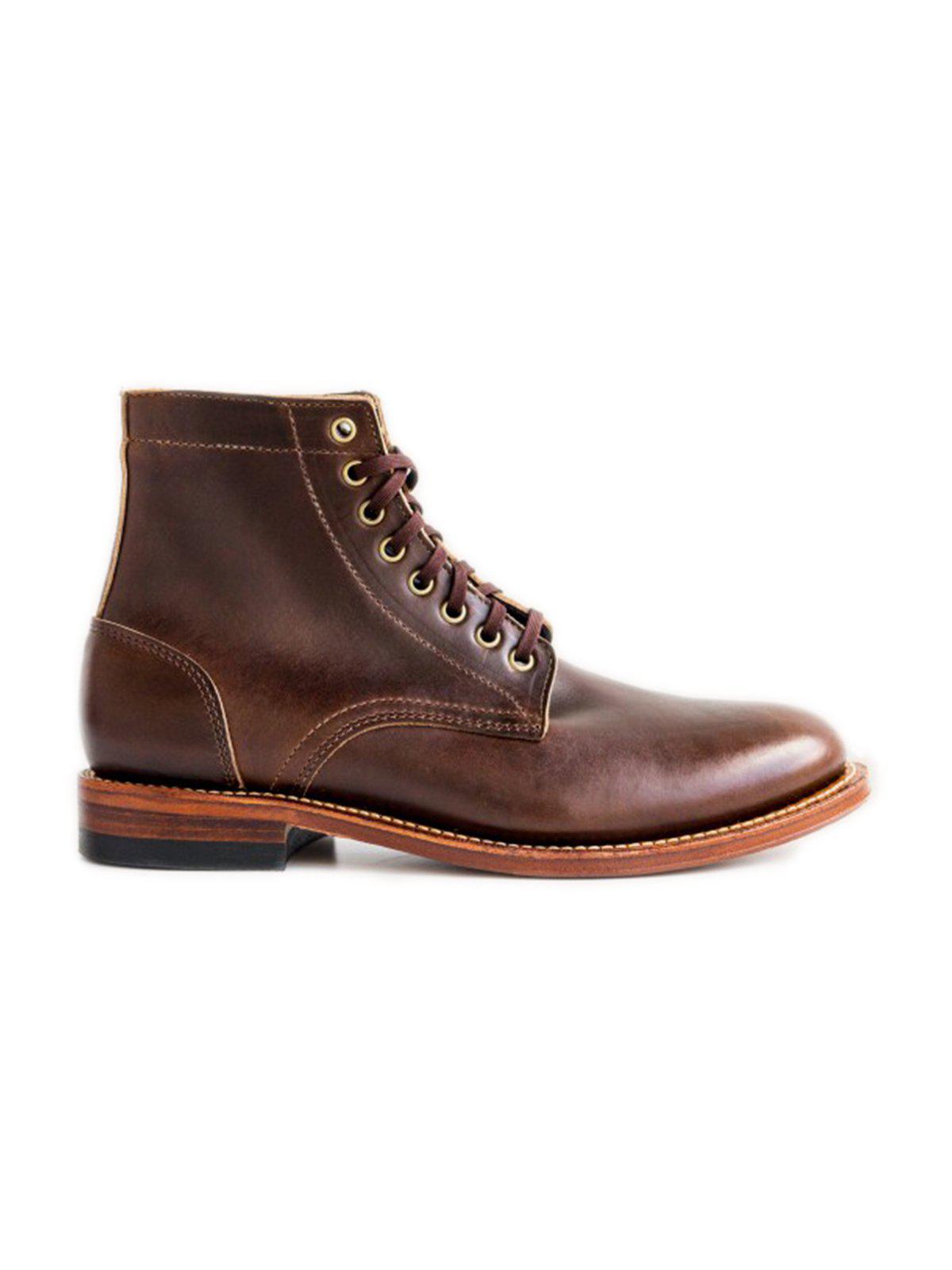Oakstreet Bootmakers Brown Dainite Trench Boot - MORE by Morello Indonesia