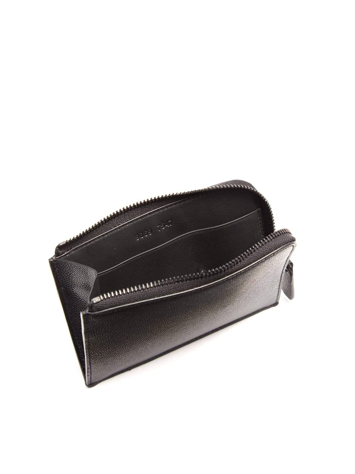 Common Projects Zip Around Pebbled Leather Wallet Black - MORE by Morello Indonesia
