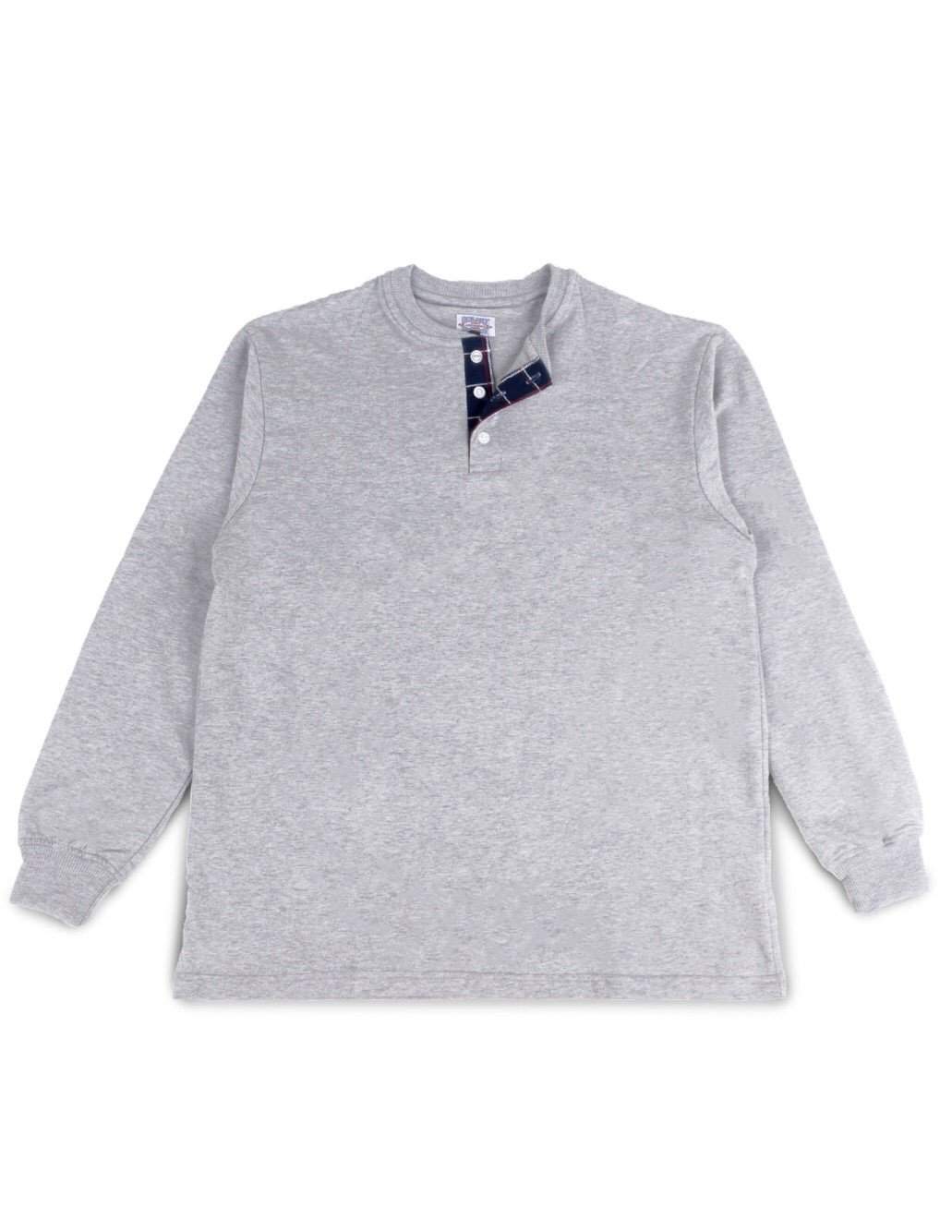 Jackhammer Chief Henley Shirt Cloud Grey - MORE by Morello Indonesia