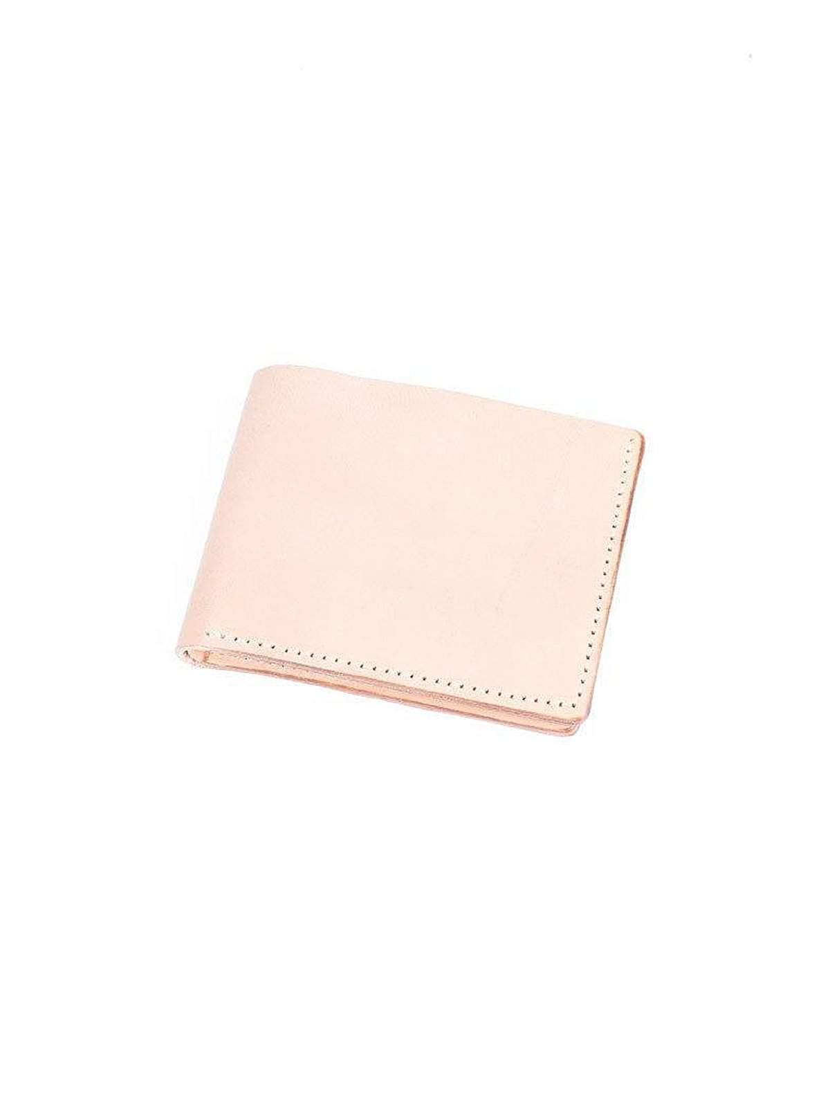 Wood&Faulk Classic Bifold Natural Vegetable Tan Wallet - MORE by Morello Indonesia