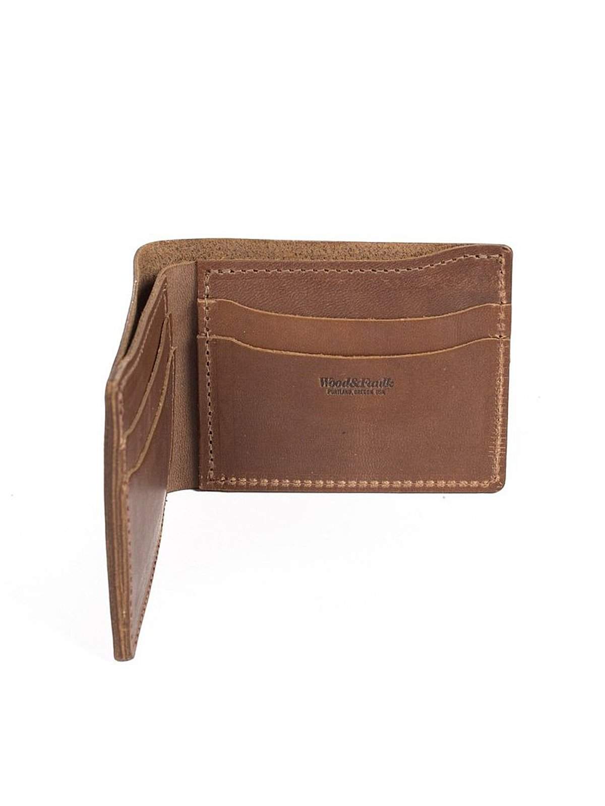 Wood&amp;Faulk Classic Bifold Brown Chromexcel Wallet - MORE by Morello Indonesia
