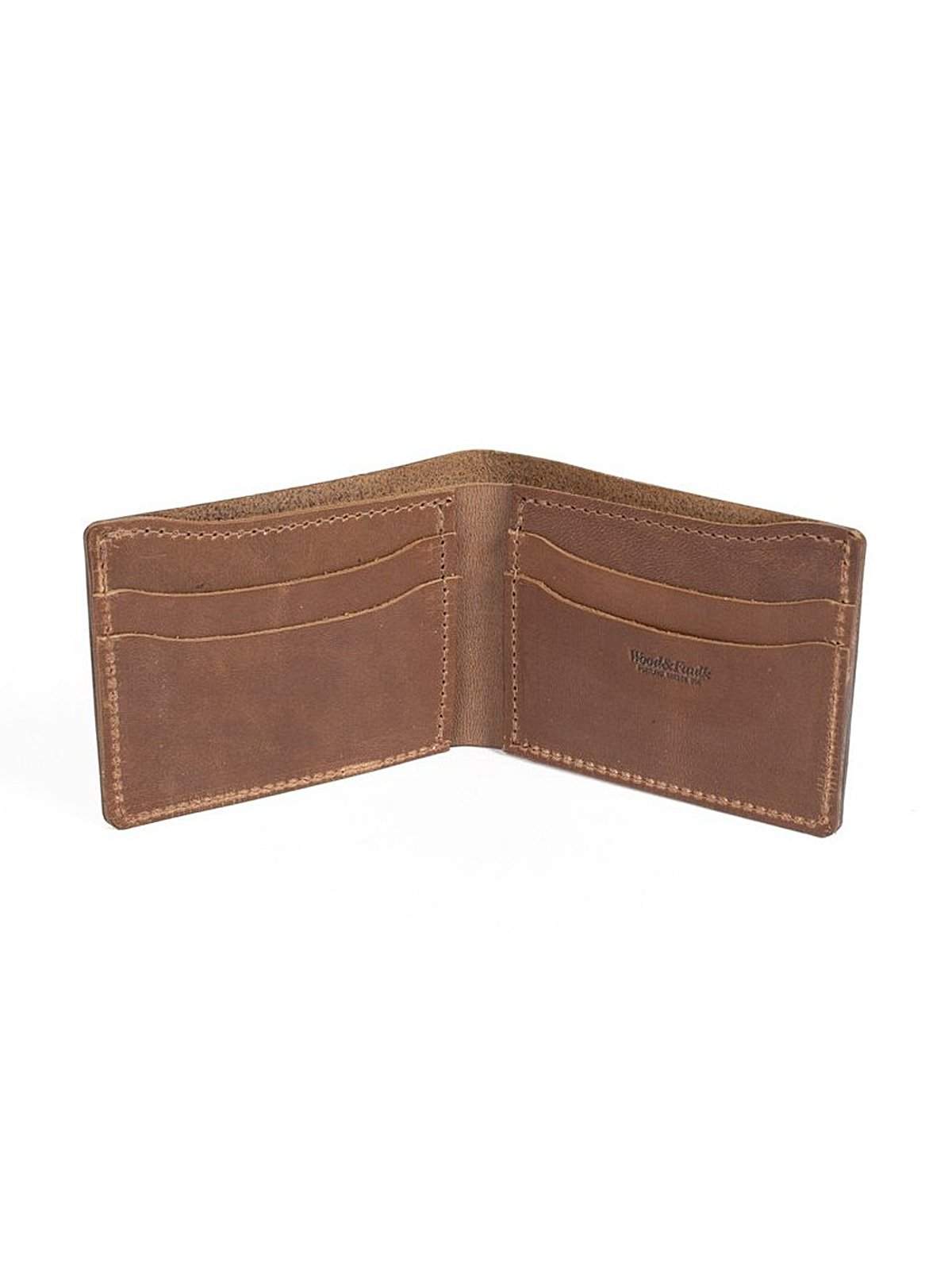 Wood&amp;Faulk Classic Bifold Brown Chromexcel Wallet - MORE by Morello Indonesia