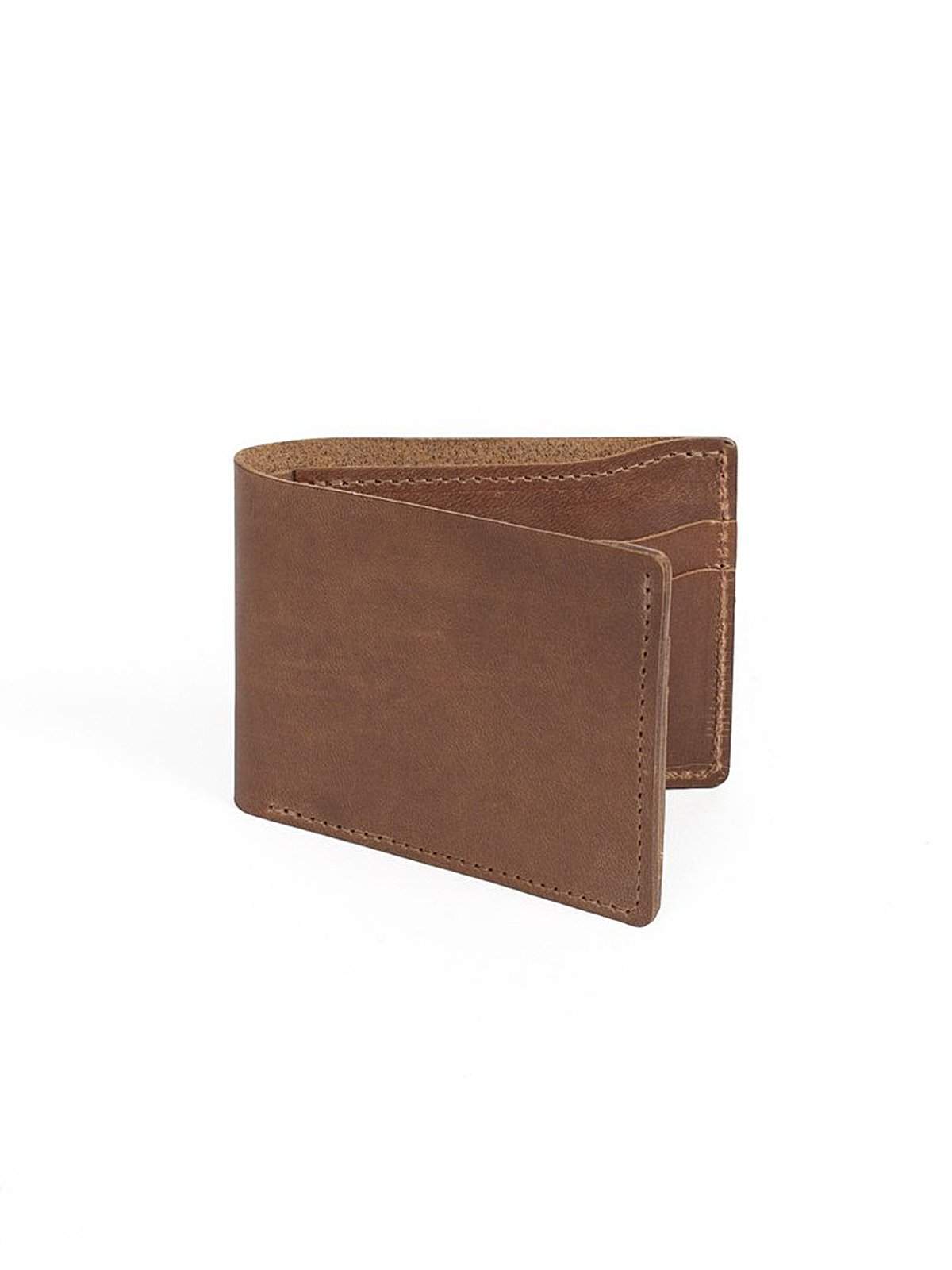 Wood&amp;Faulk Classic Bifold Brown Chromexcel Wallet - MORE by Morello Indonesia
