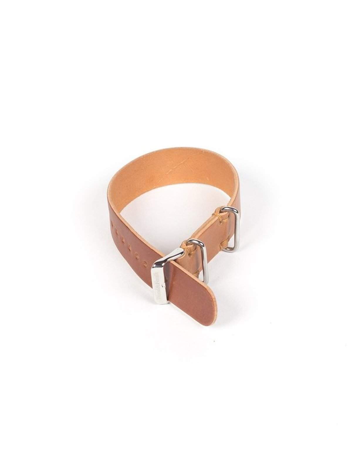 Wood&amp;Faulk Cordovan Passthrough Watch Strap Natural 20mm - MORE by Morello Indonesia