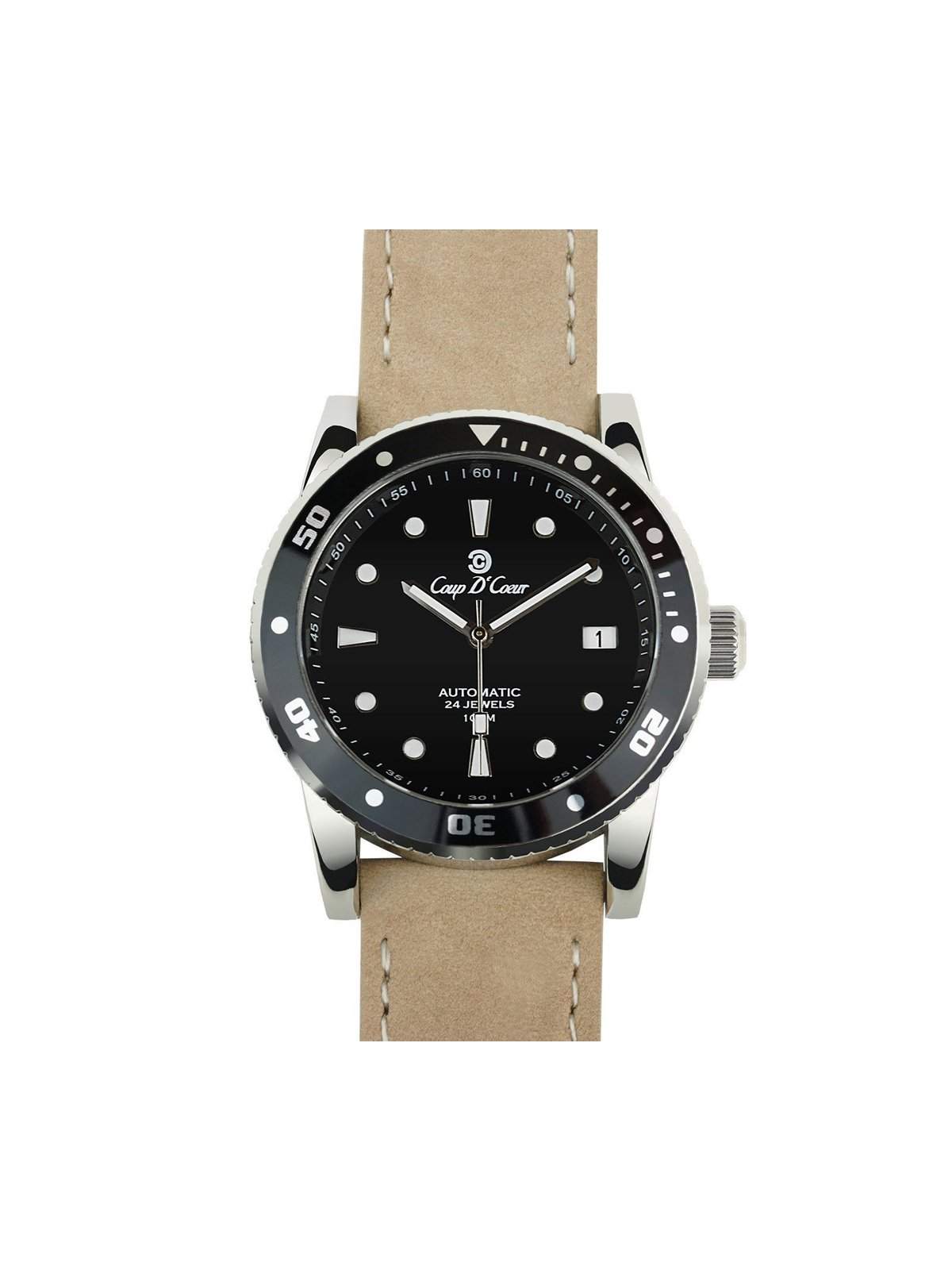 Coup De Coeur SGC Classic Timepiece Khaki Soft Leather - MORE by Morello Indonesia