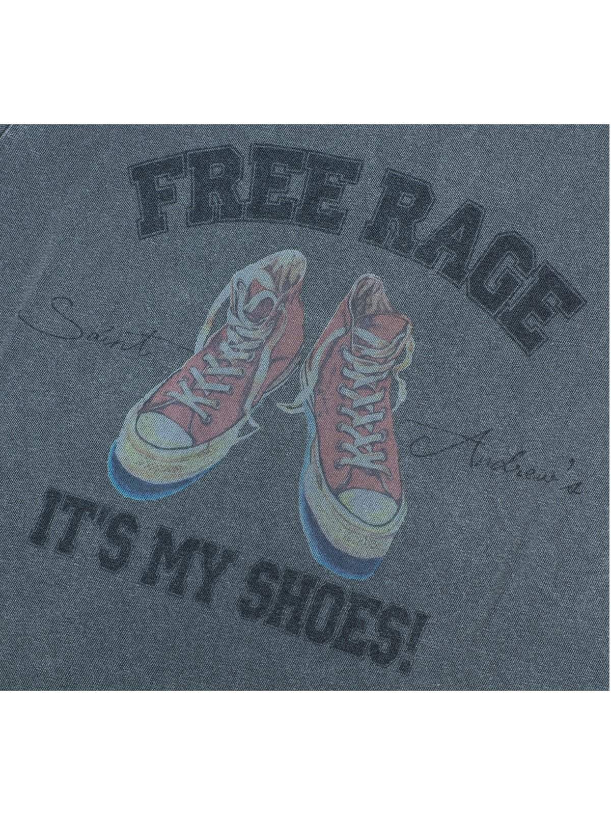 Free Rage Recycled Cotton Tee It&#39;s My Shoes Sumi - MORE by Morello Indonesia