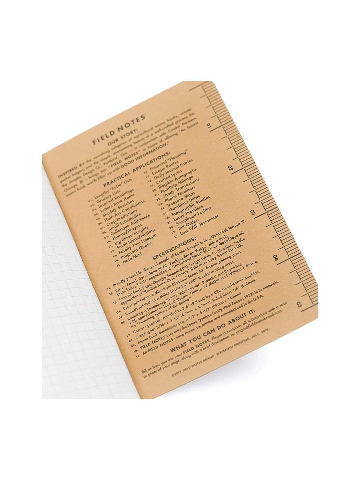 Field Notes Original Kraft 3 Pack Graph Paper - MORE by Morello Indonesia