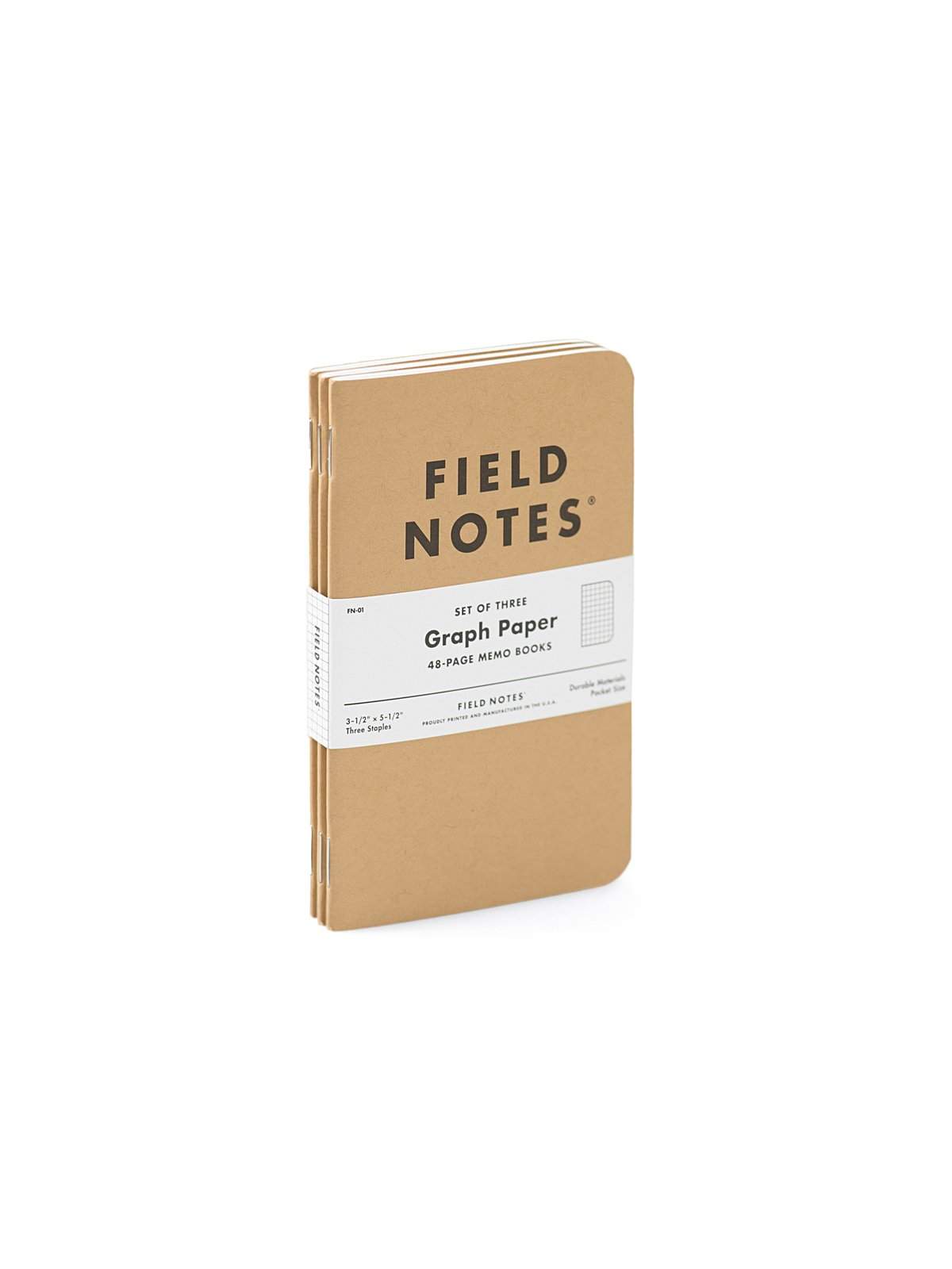Field Notes Original Kraft 3 Pack Graph Paper - MORE by Morello Indonesia