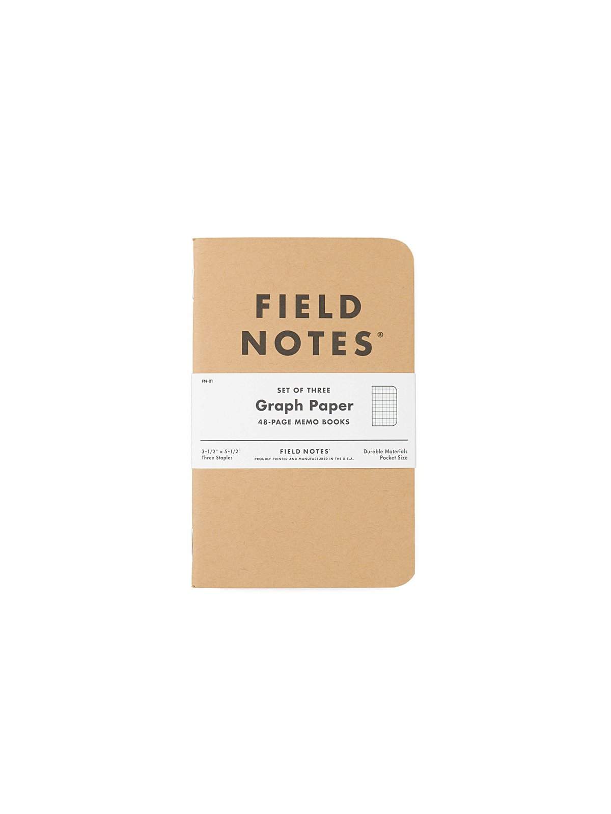 Field Notes Original Kraft 3 Pack Graph Paper - MORE by Morello Indonesia