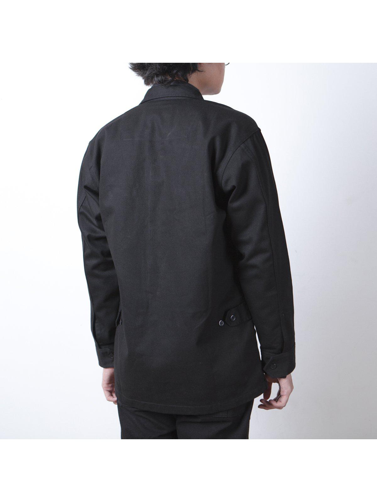Qutn Field Jacket II Black Canvas - MORE by Morello Indonesia