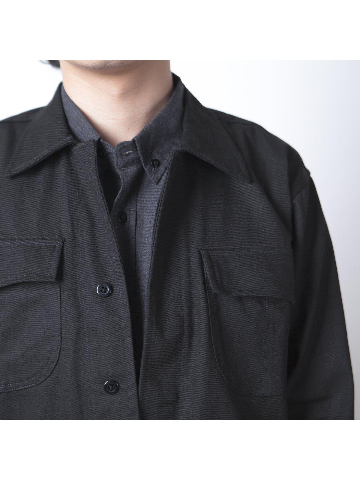 Qutn Field Jacket II Black Canvas - MORE by Morello Indonesia