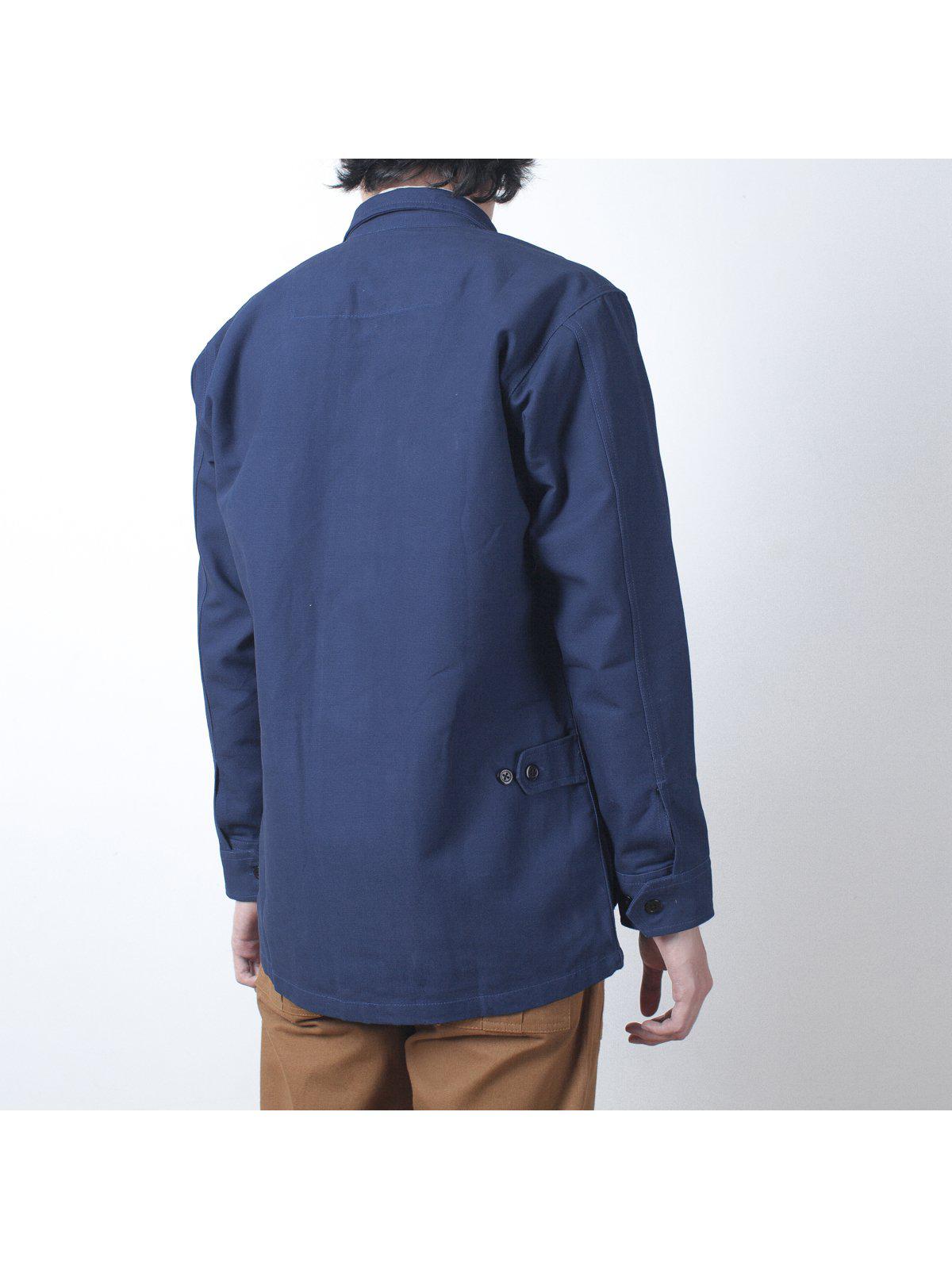 Qutn Field Jacket II Blue Canvas - MORE by Morello Indonesia