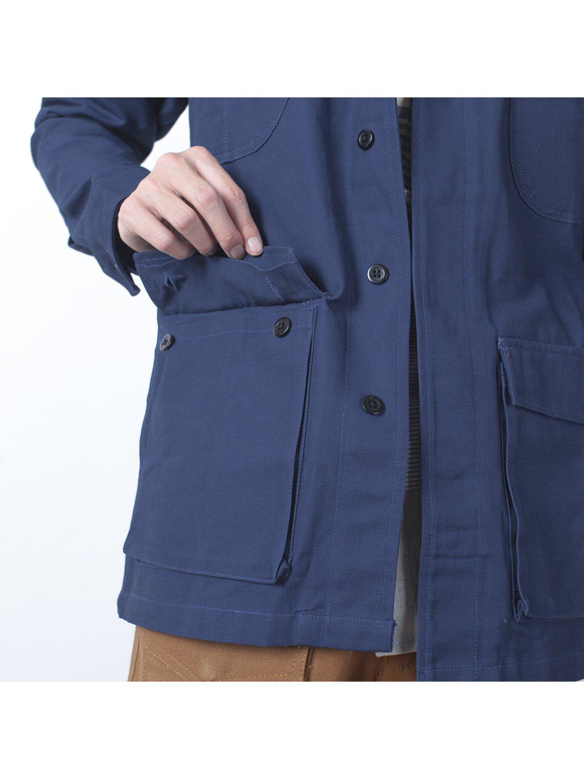 Qutn Field Jacket II Blue Canvas - MORE by Morello Indonesia