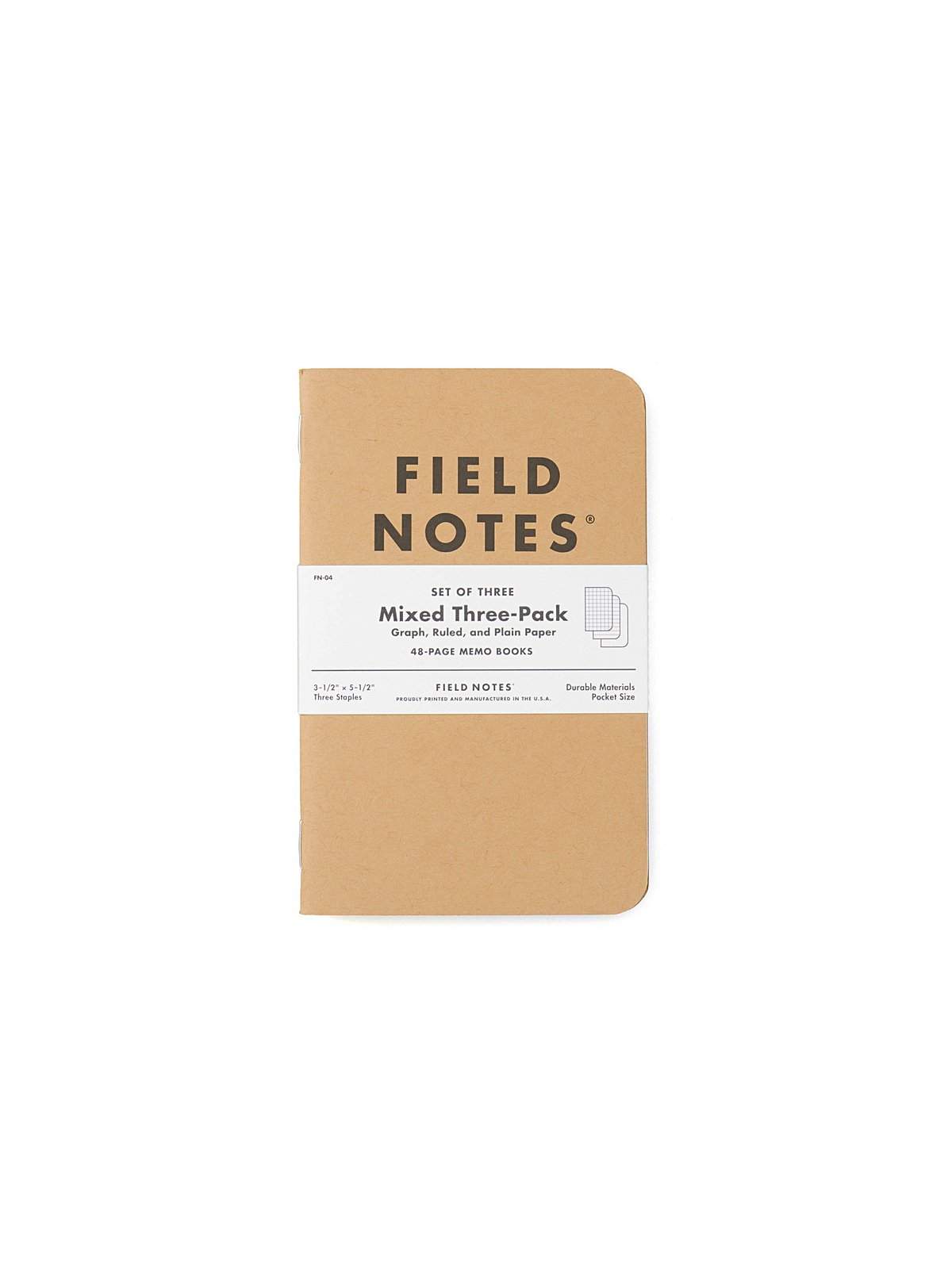 Field Notes Original Kraft 3 Pack Mixed Paper - MORE by Morello Indonesia