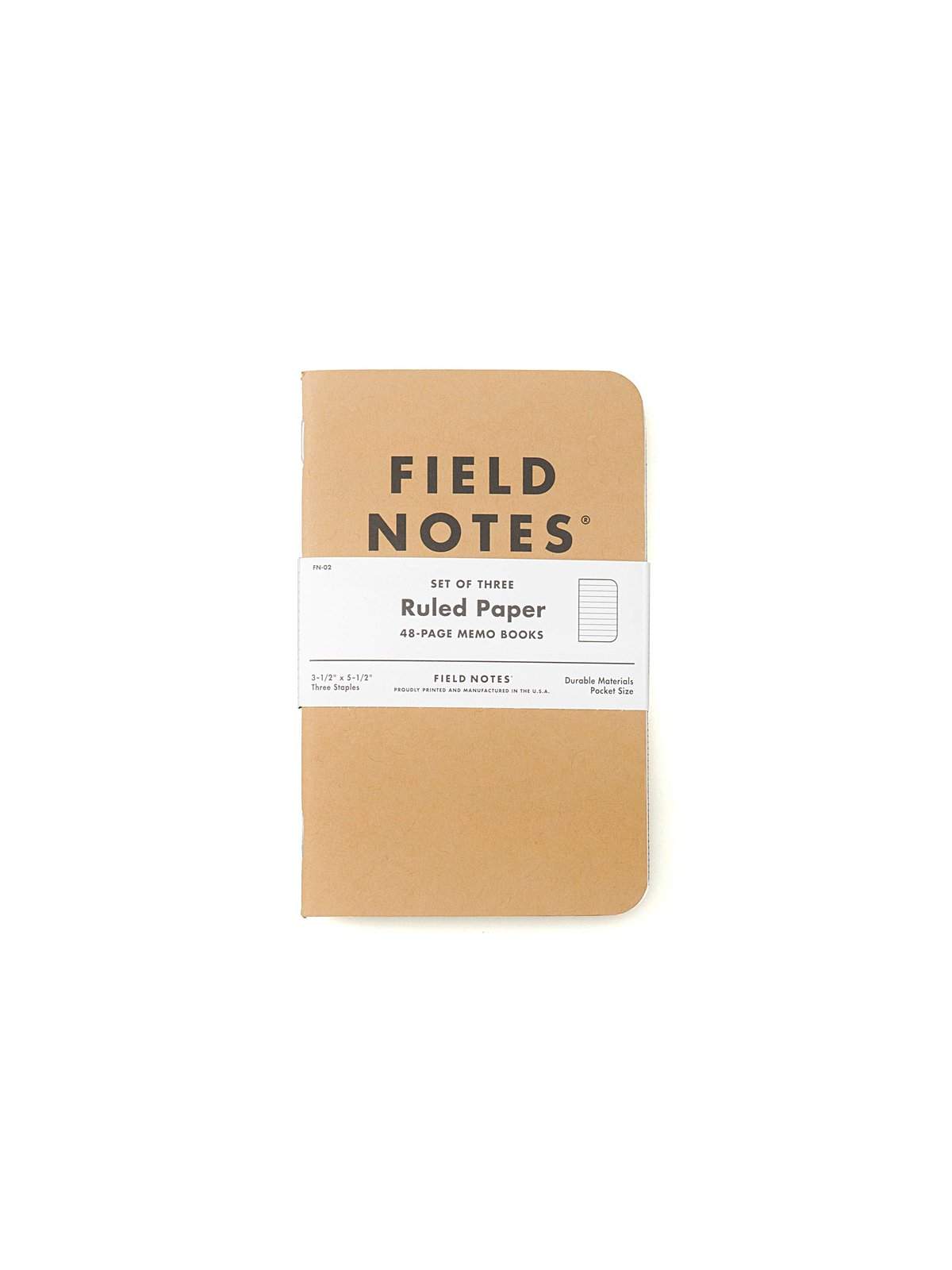 Field Notes Original Kraft 3 Pack Ruled Paper - MORE by Morello Indonesia