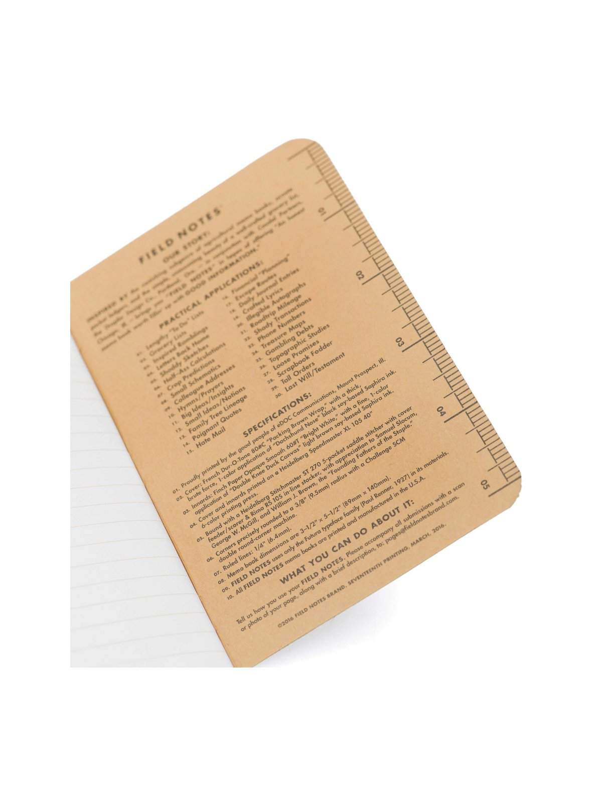 Field Notes Original Kraft 3 Pack Ruled Paper - MORE by Morello Indonesia