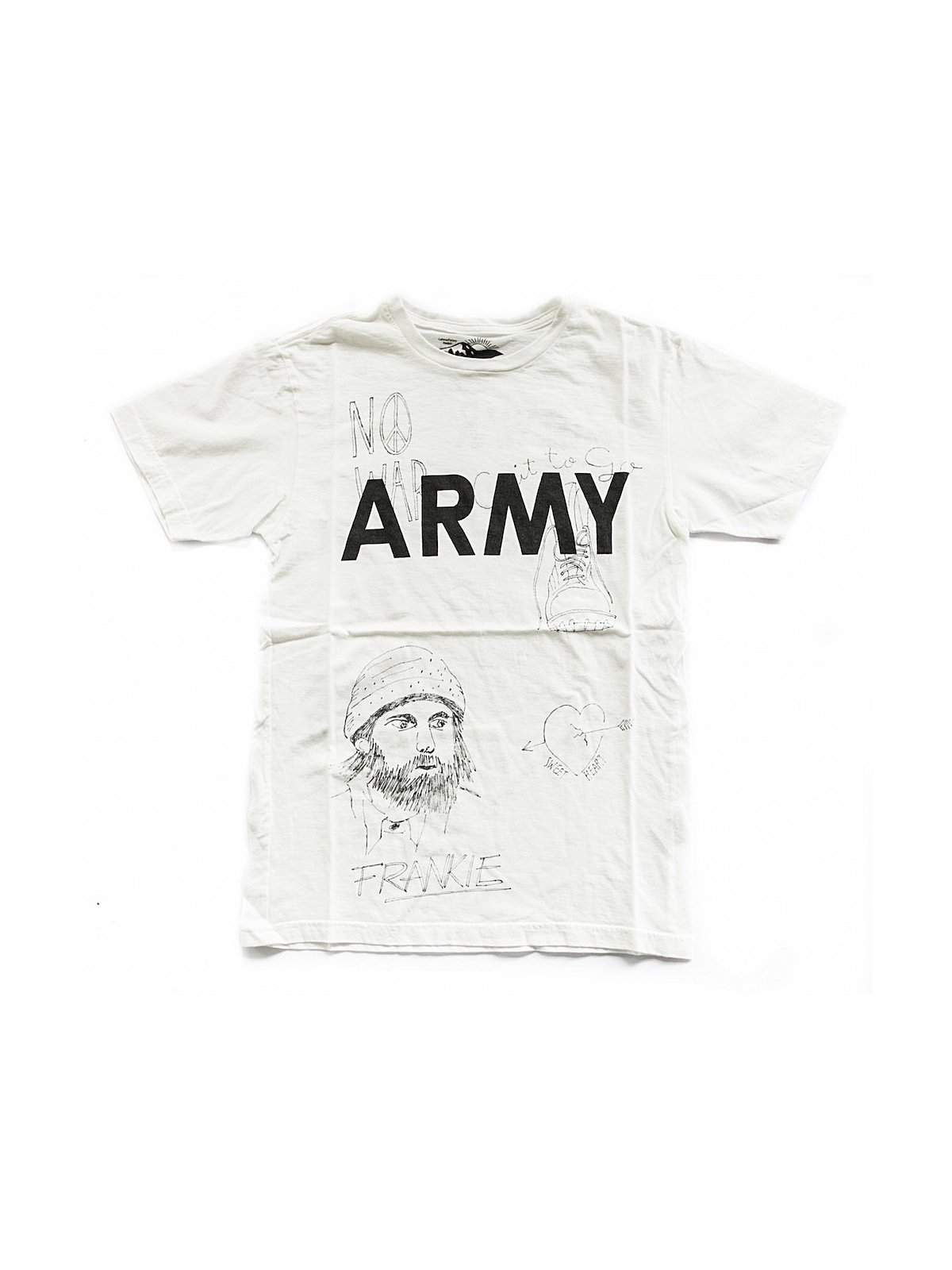 Free Rage Army Hand Paint Tee White - MORE by Morello Indonesia