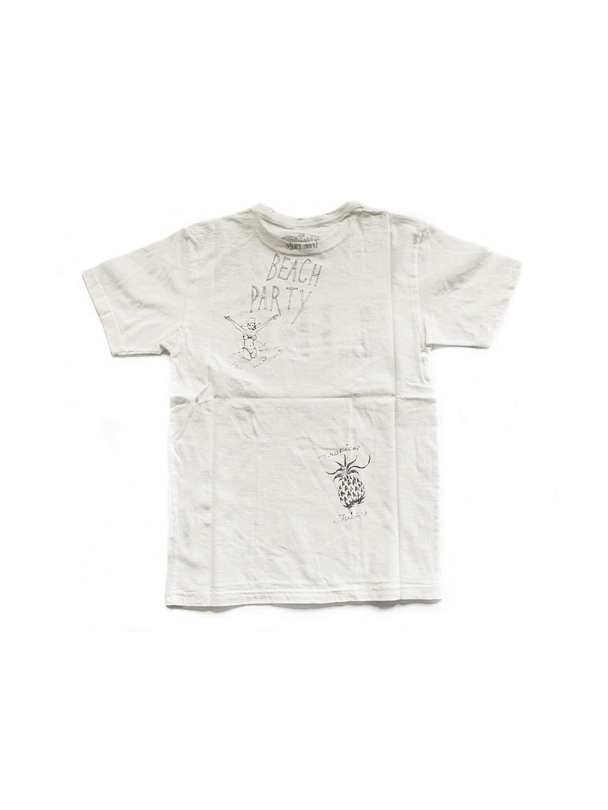Free Rage Life Hand Paint Tee White - MORE by Morello Indonesia