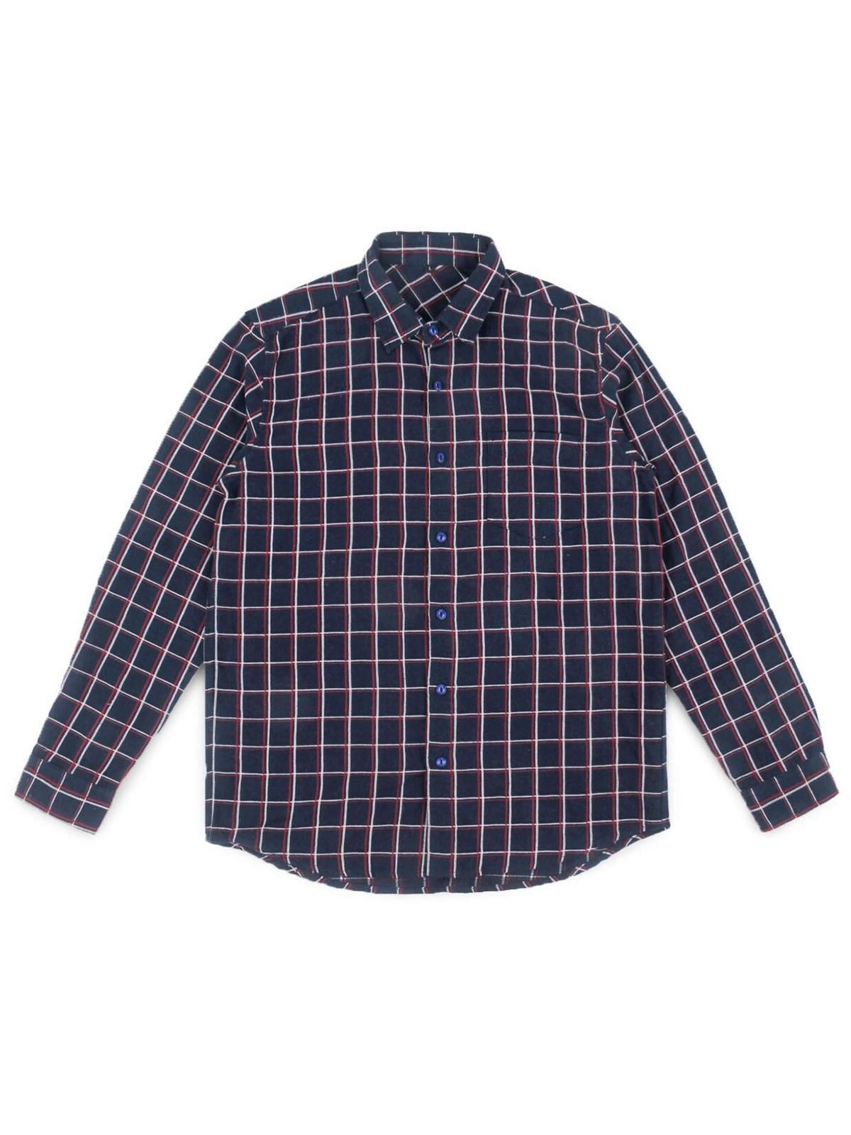 Jackhammer Hillbilly Plaid Shirt Navy - MORE by Morello Indonesia