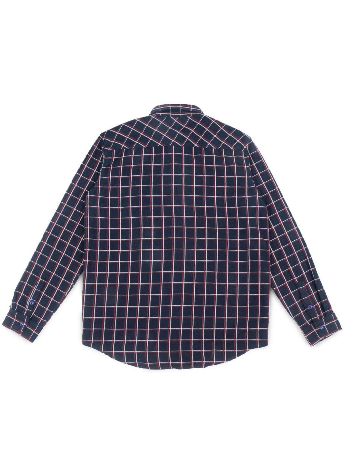 Jackhammer Hillbilly Plaid Shirt Navy - MORE by Morello Indonesia