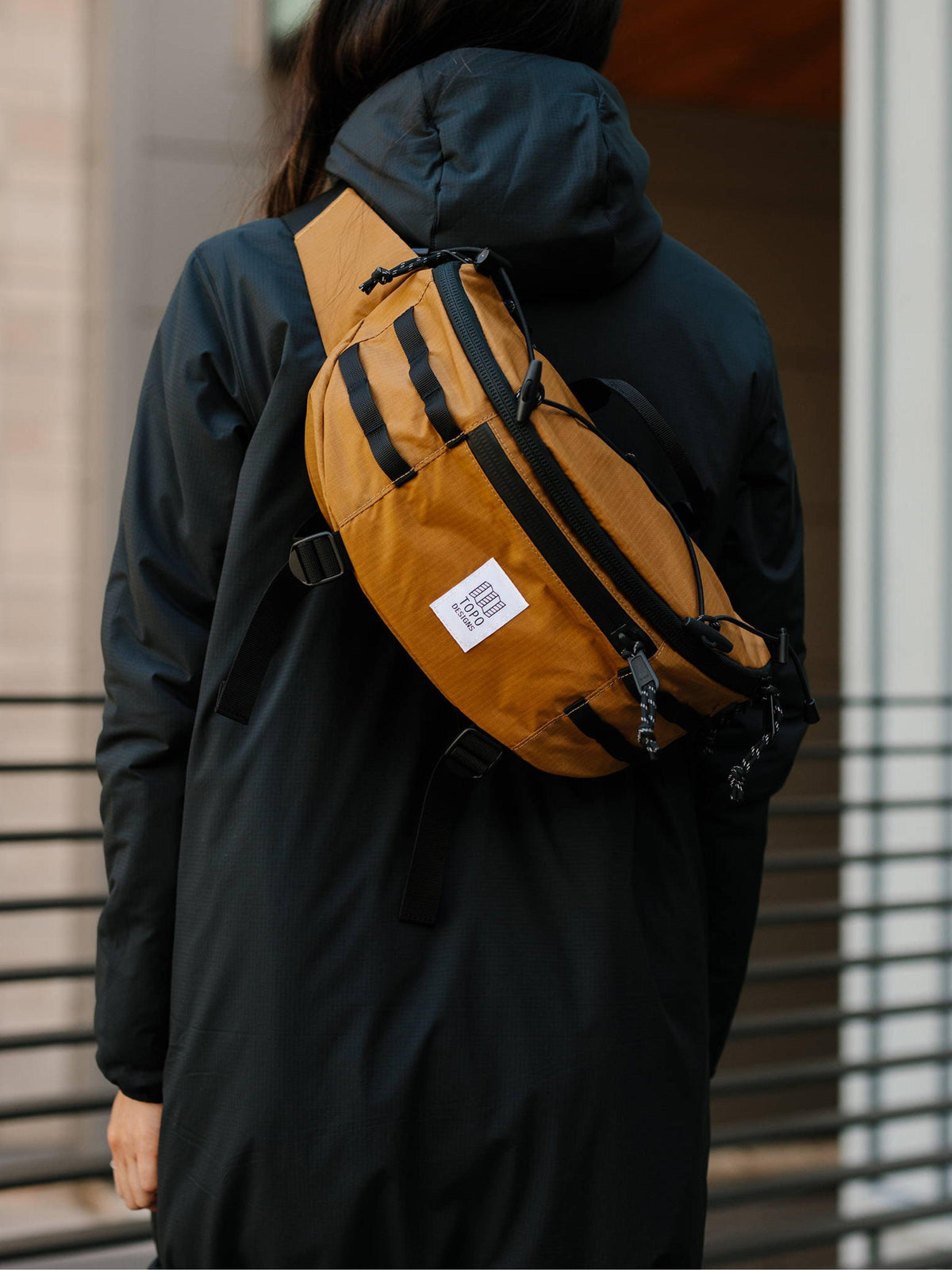 Topo Designs Mountain Sling Bag Black