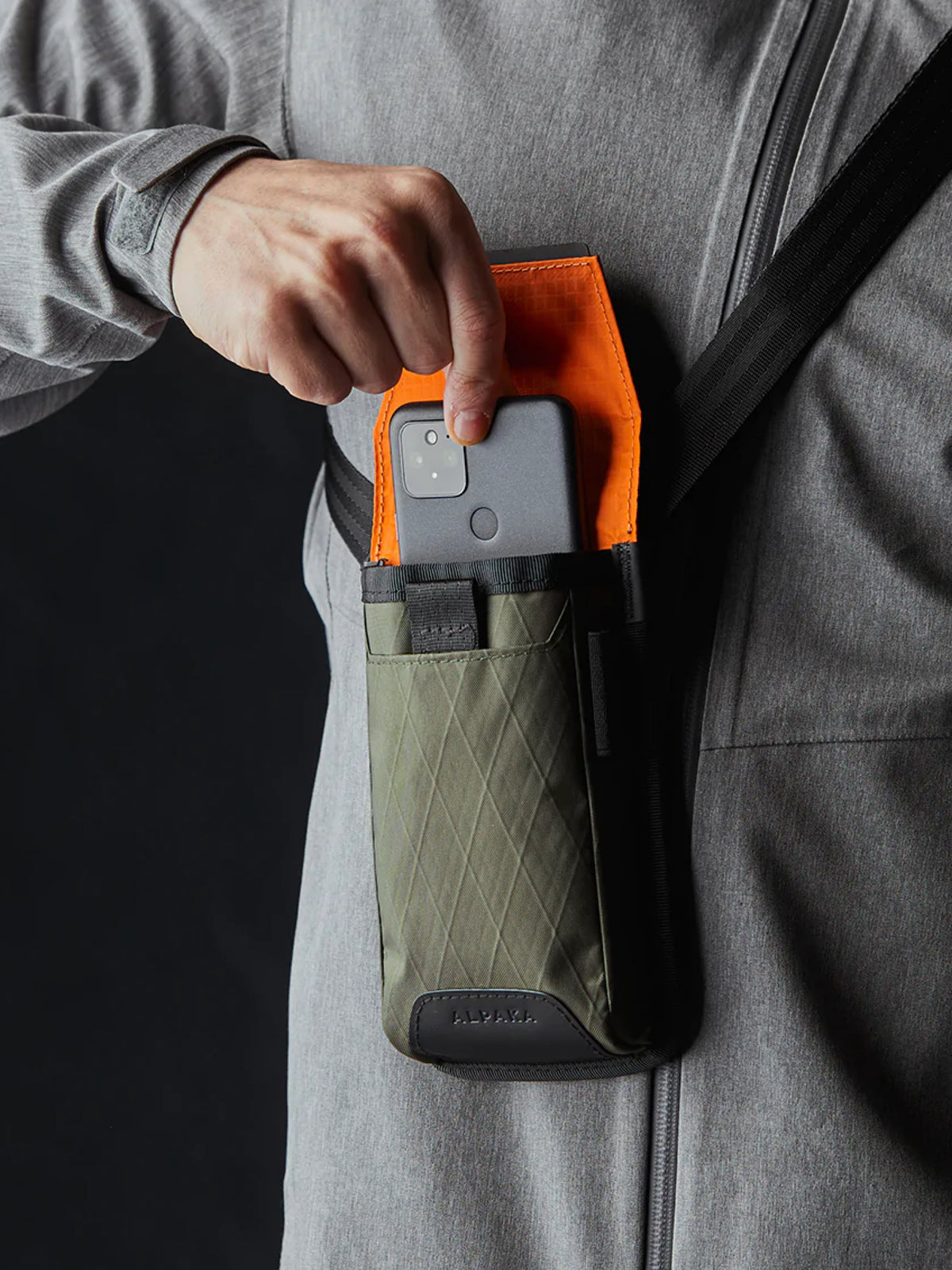 Alpaka Modular Phone Sling Limited Edition Forest Green