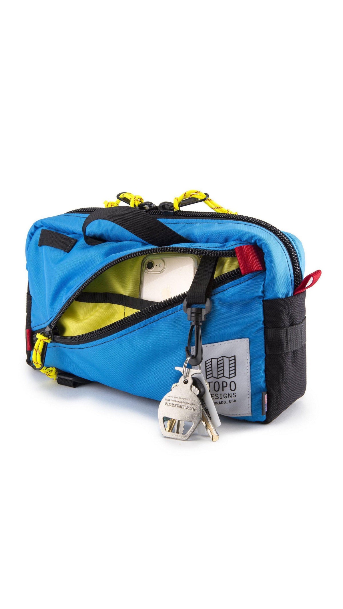 Topo Designs Quick Pack Red Black Ripstop