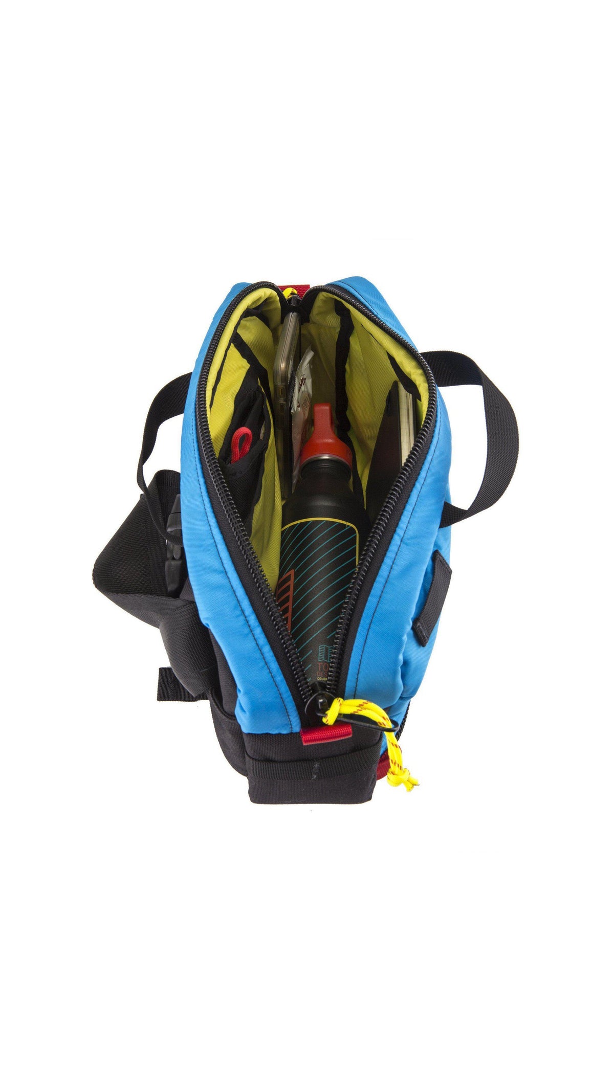Topo Designs Quick Pack Red Black Ripstop