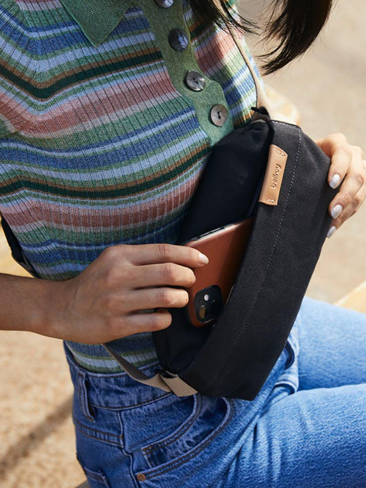 Bellroy Sling Bag Mini Limestone Recycled (Leather-Free)