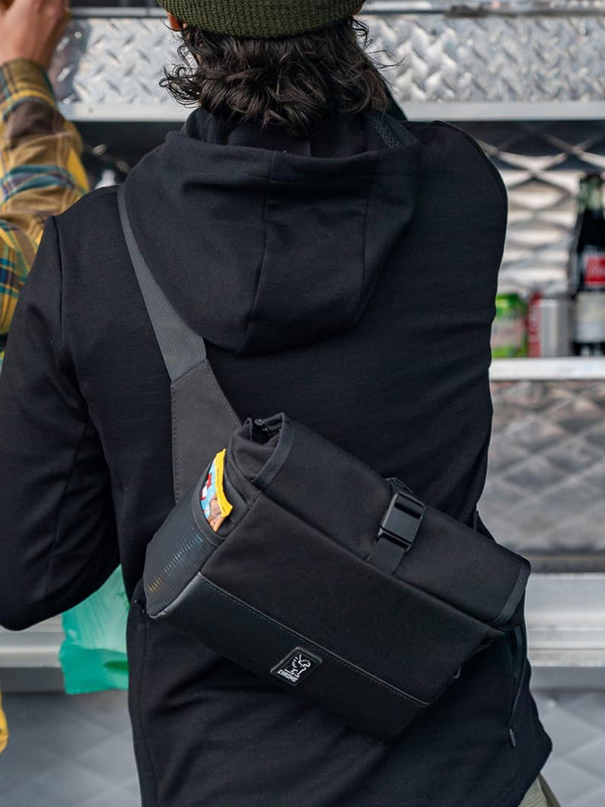 Chrome Industries Doubletrack Handlebar Bag Black