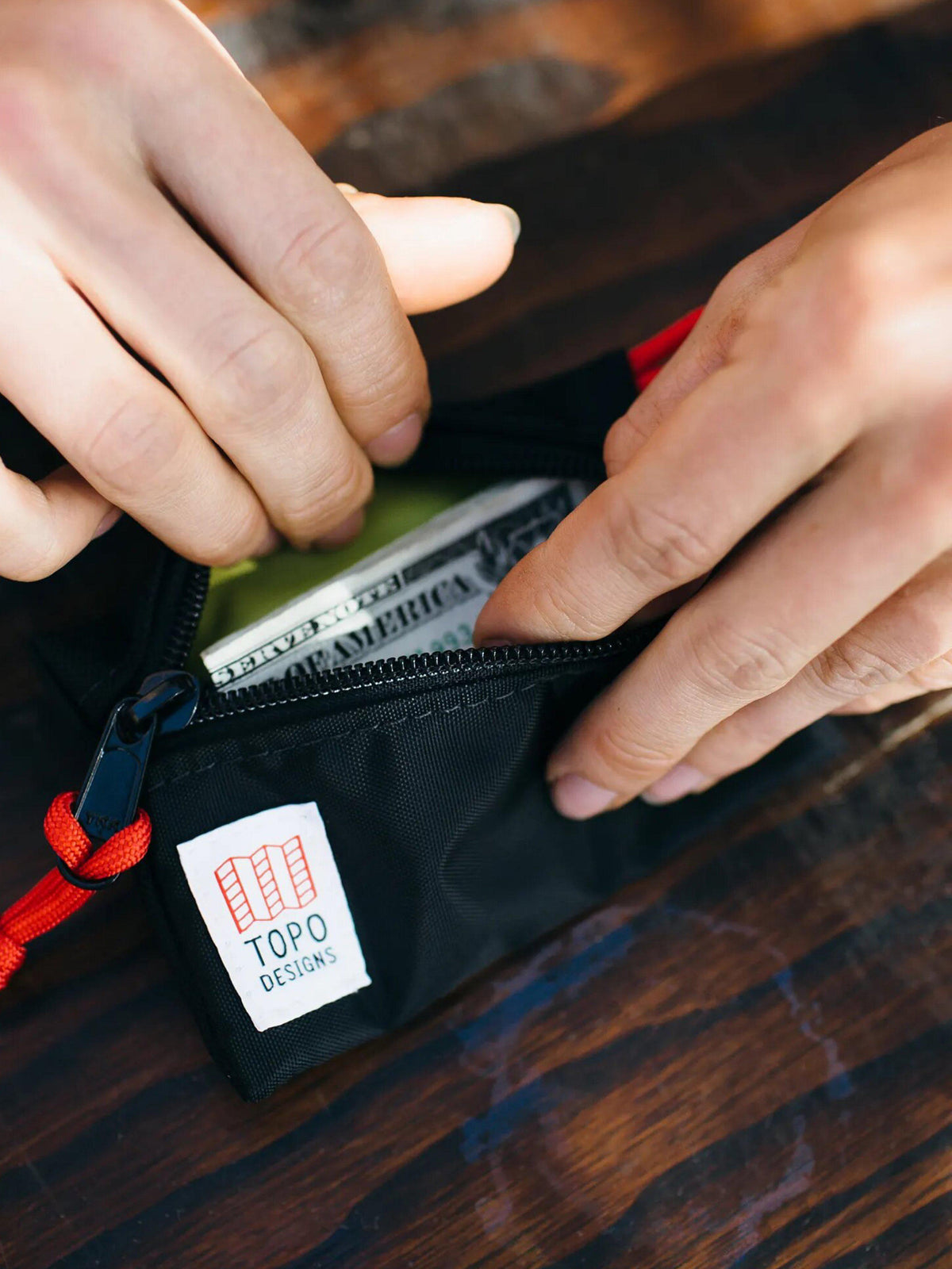 Topo Designs Accessory Bags Botanic Green Black
