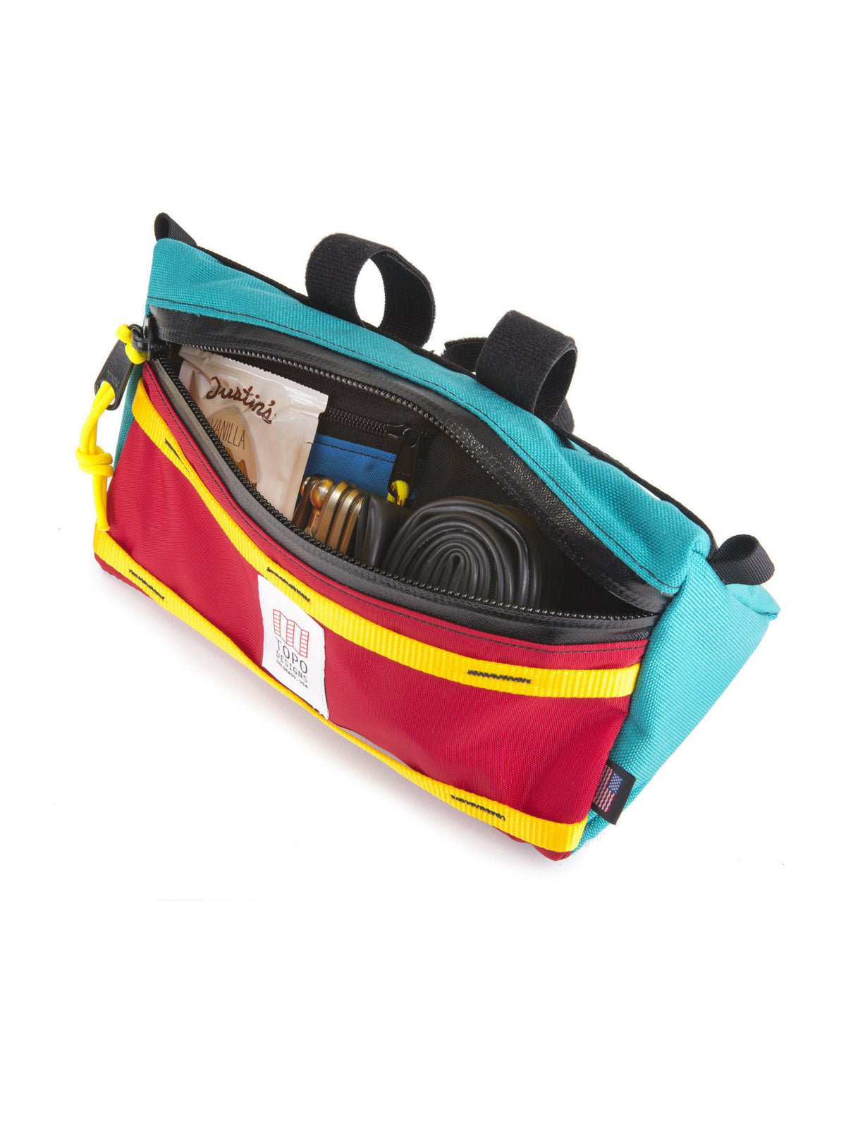 Topo Designs Bike Bag Red Black