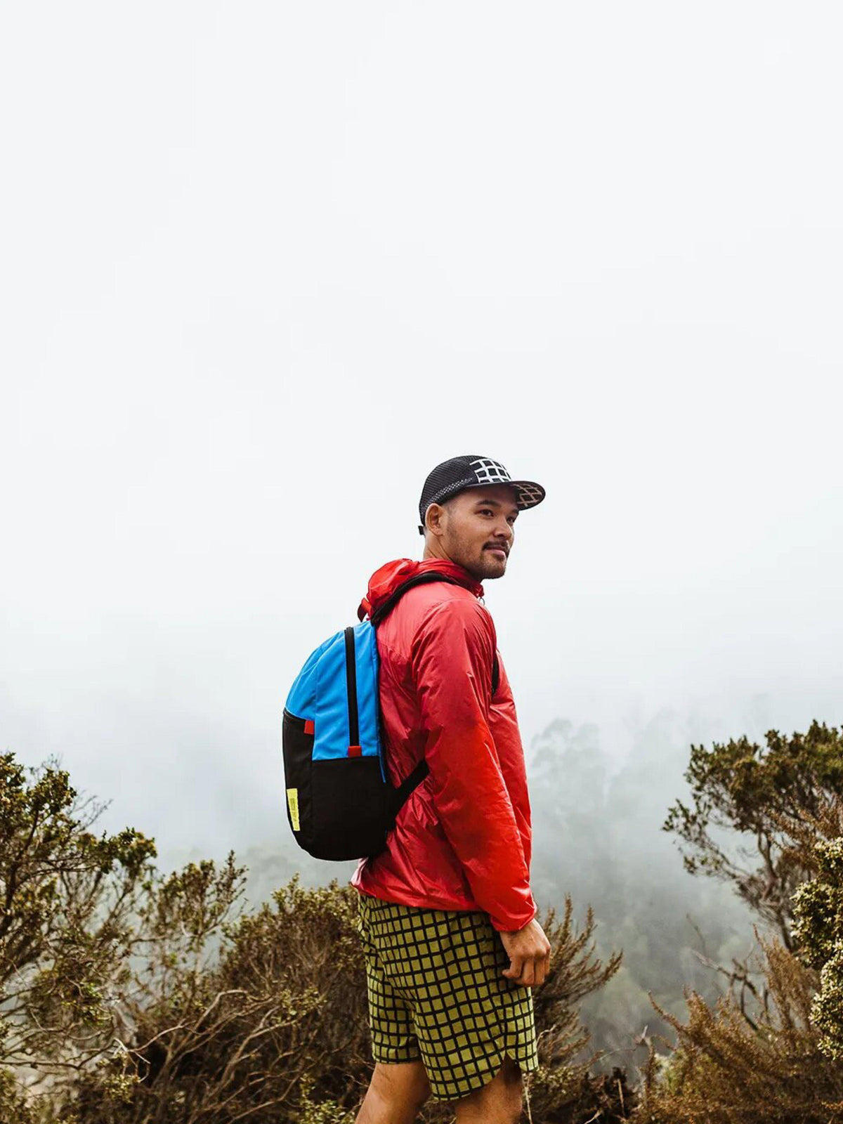Topo Designs Light Pack Mustard Ripstop Turquoise
