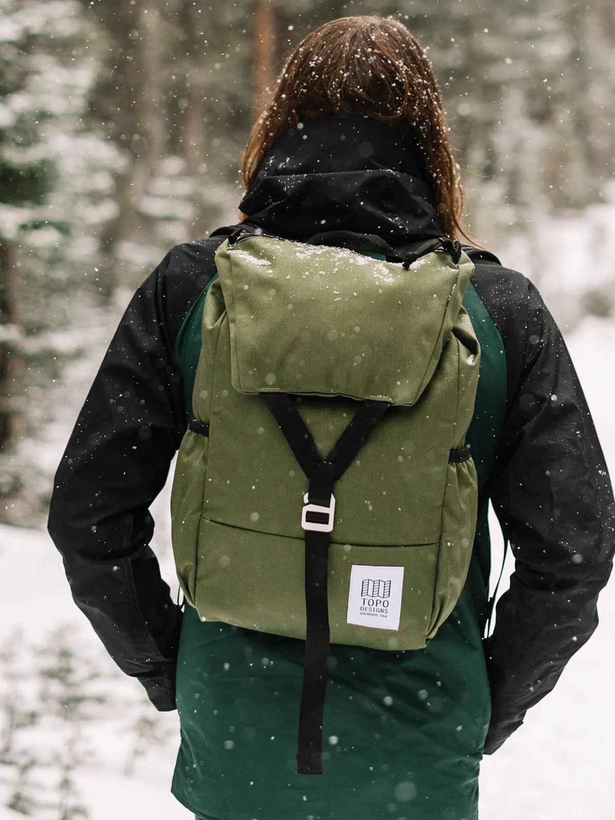 Topo Designs Y-Pack Green