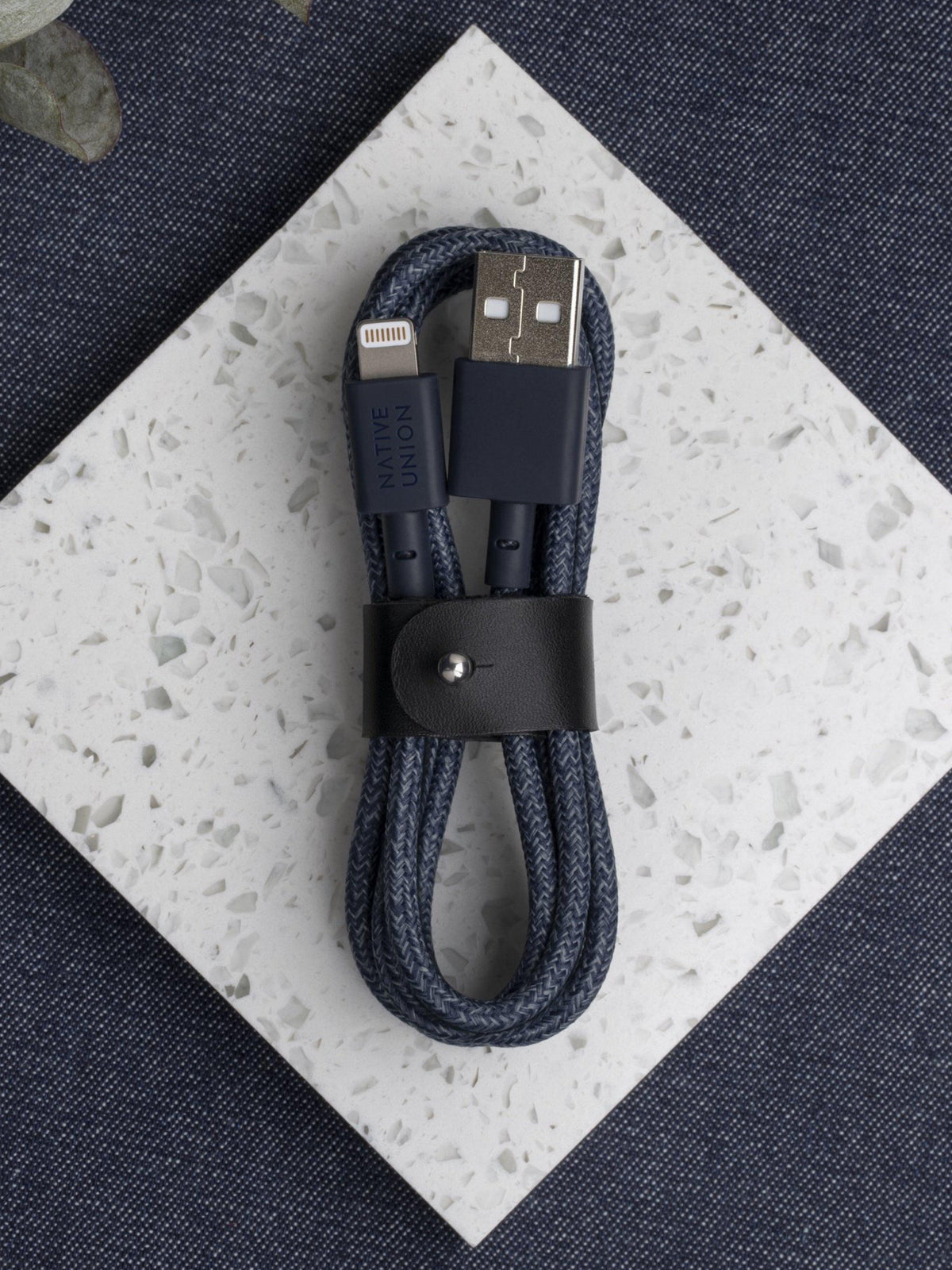 Native Union Belt Cable USB-A to Lightning Indigo 1.2M
