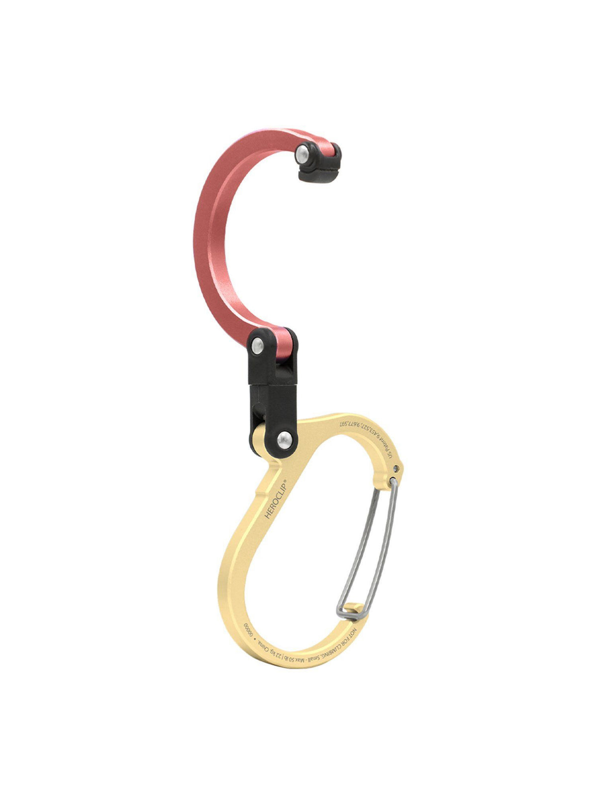 Heroclip Carabiner Small Gold Cinnamon