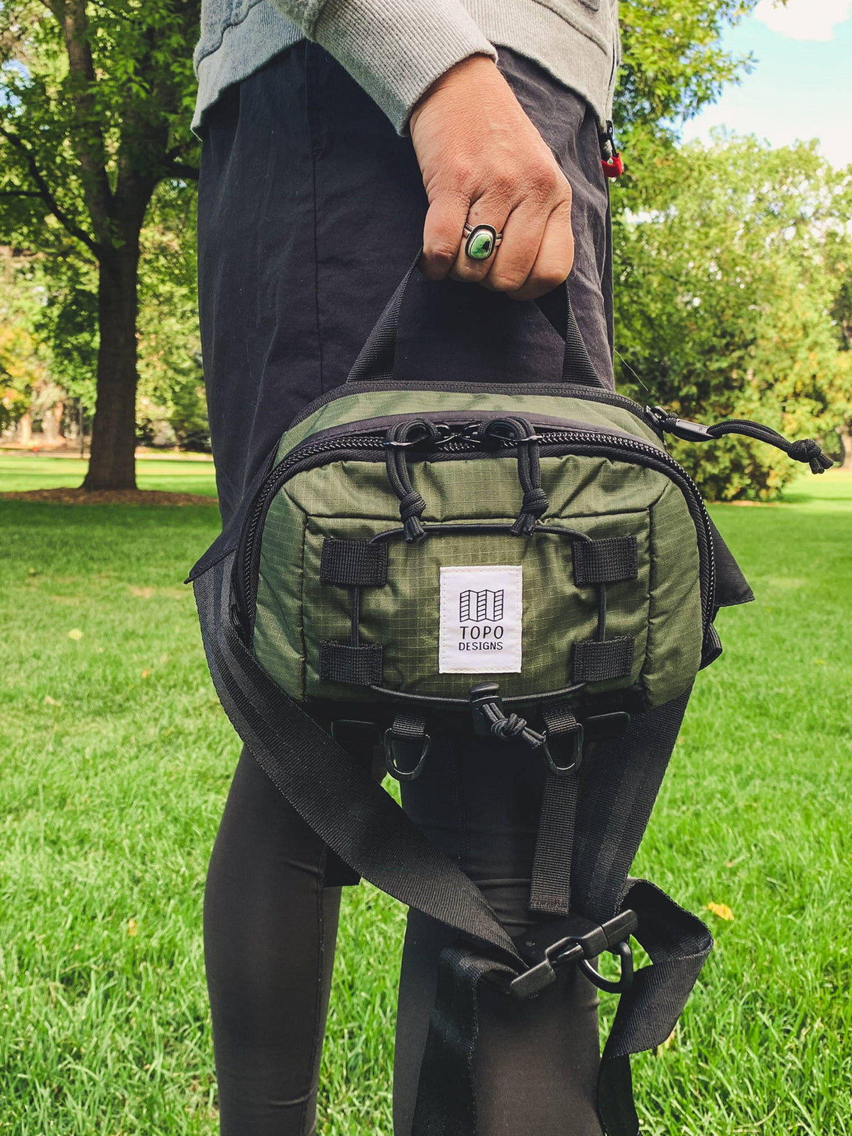 Topo Designs Mountain Hip Pack Olive