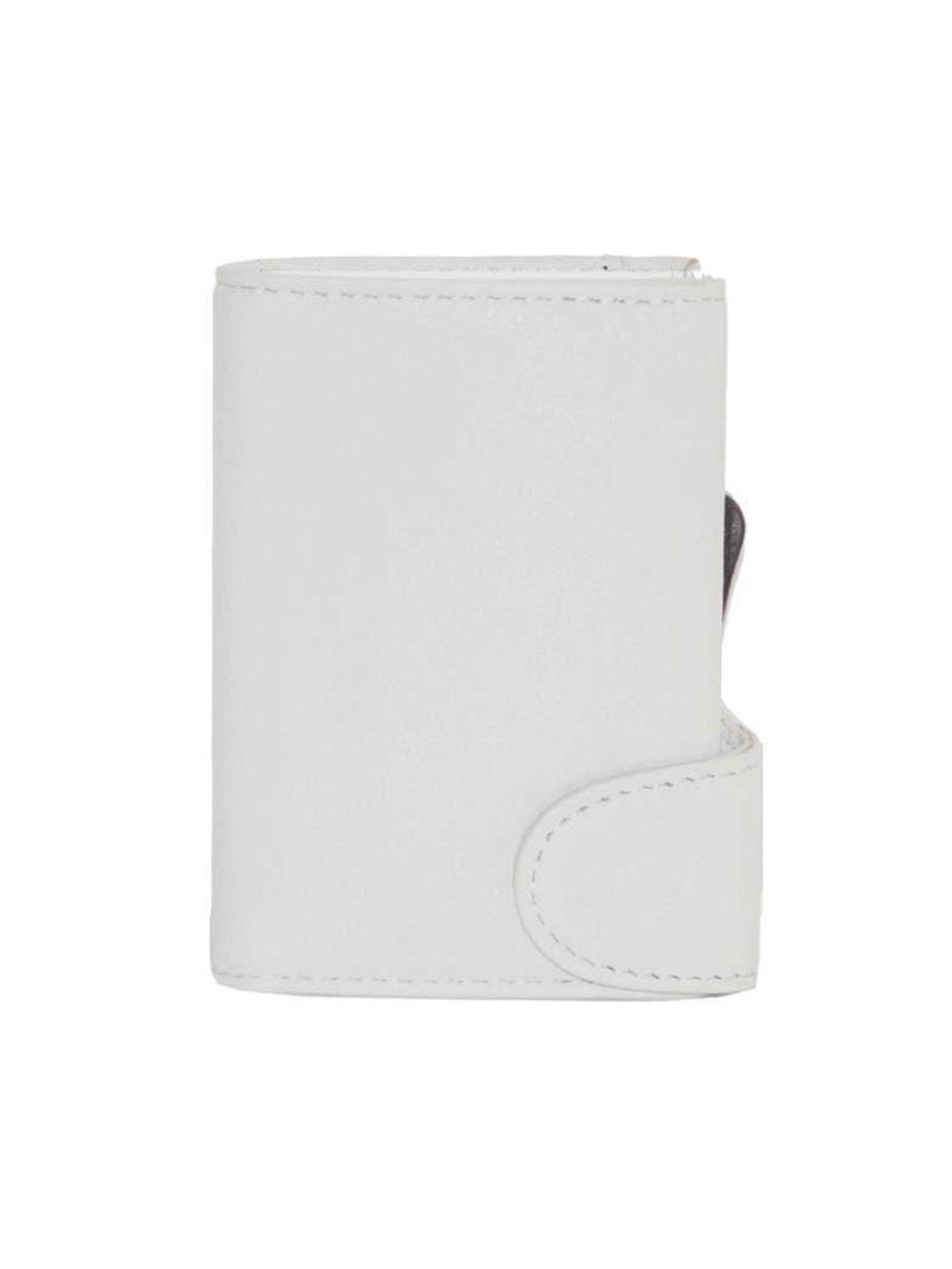 C-Secure Italian Leather RFID Wallet Bianco Ottico