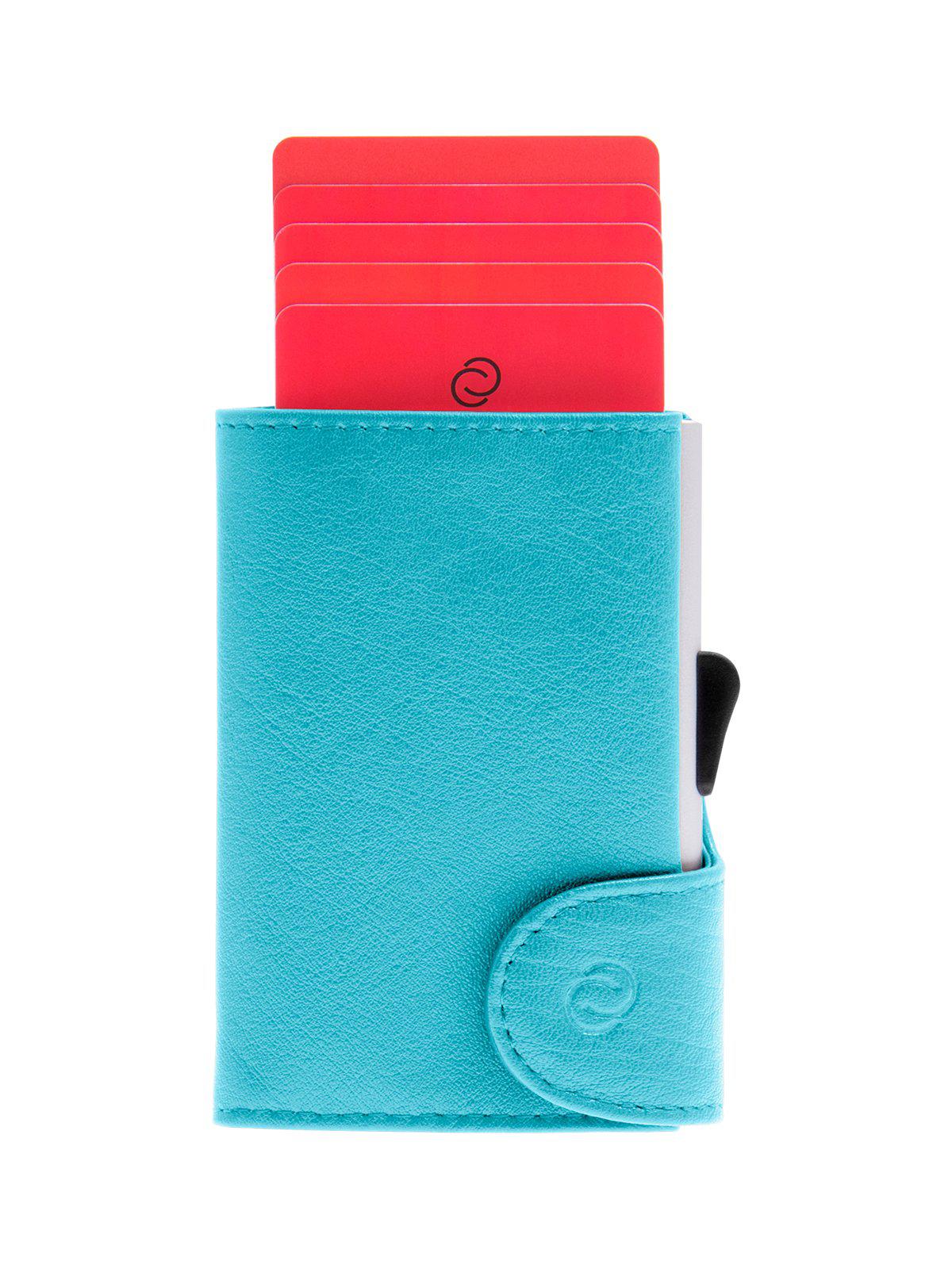 C-Secure Italian Leather RFID Wallet Zaffiro