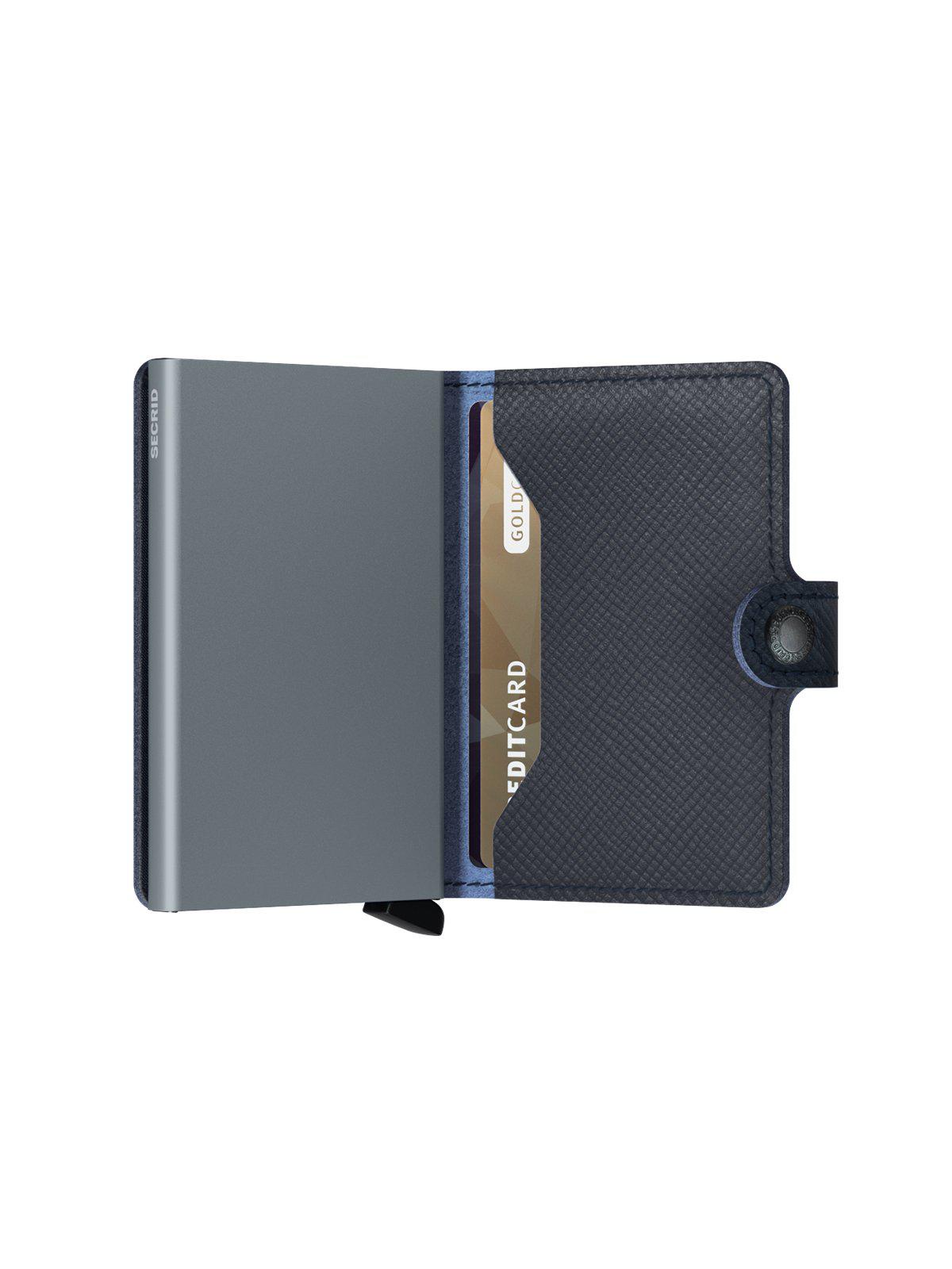 Secrid Miniwallet Saffiano Navy