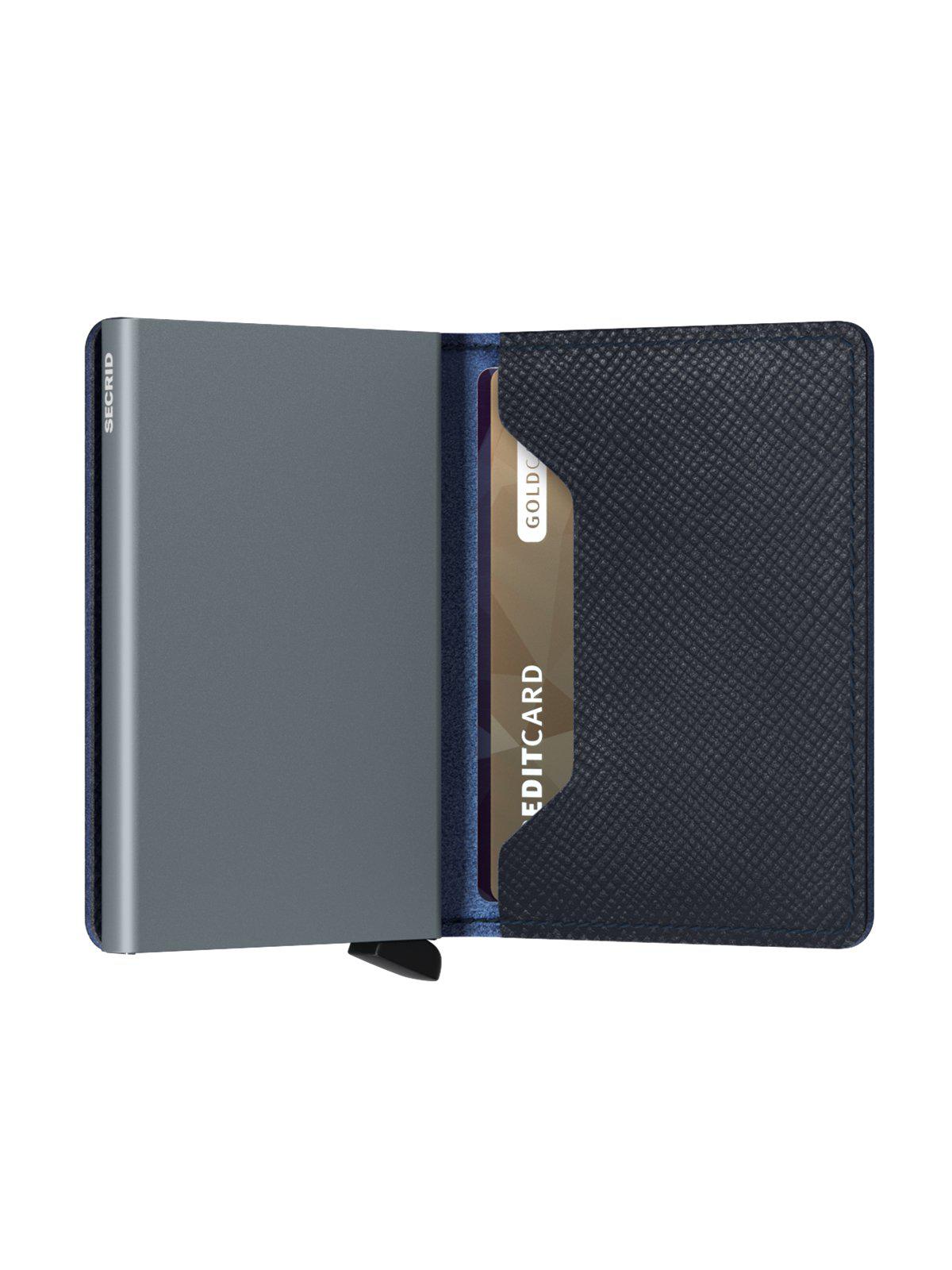 Secrid Slimwallet Saffiano Navy
