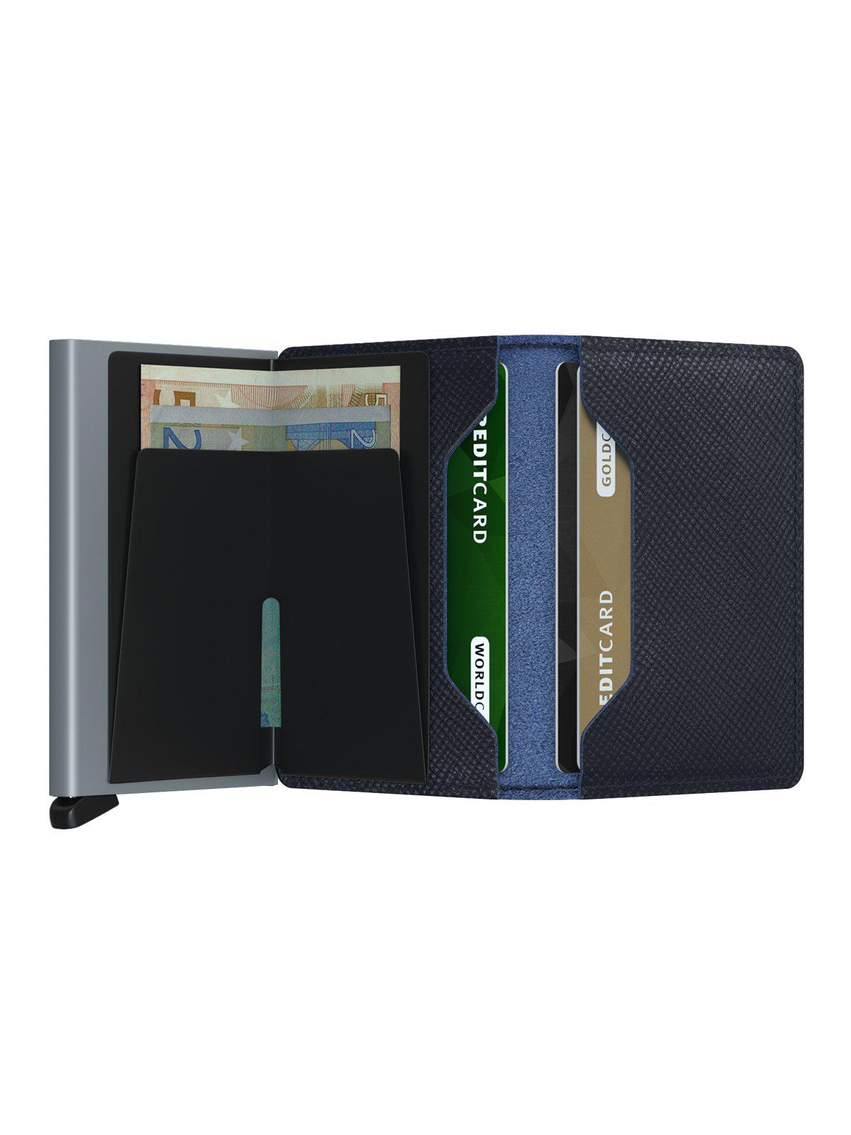 Secrid Slimwallet Saffiano Navy