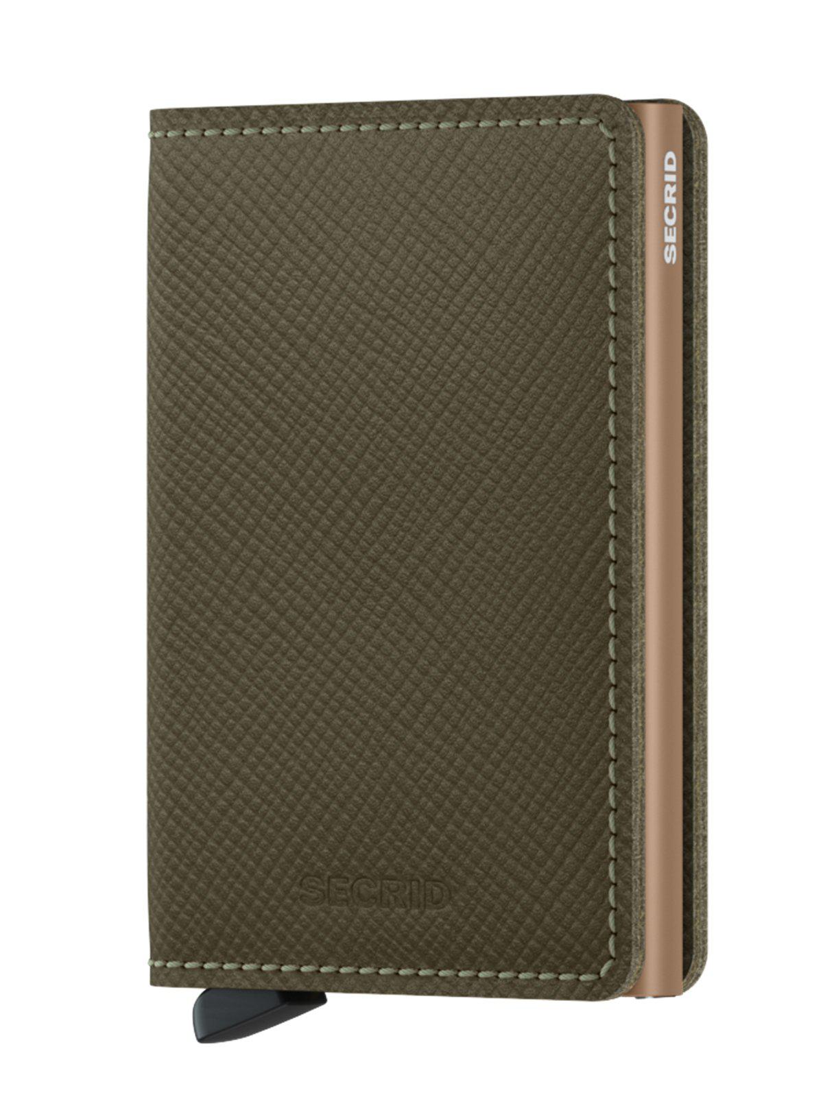 Secrid Slimwallet Saffiano Olive