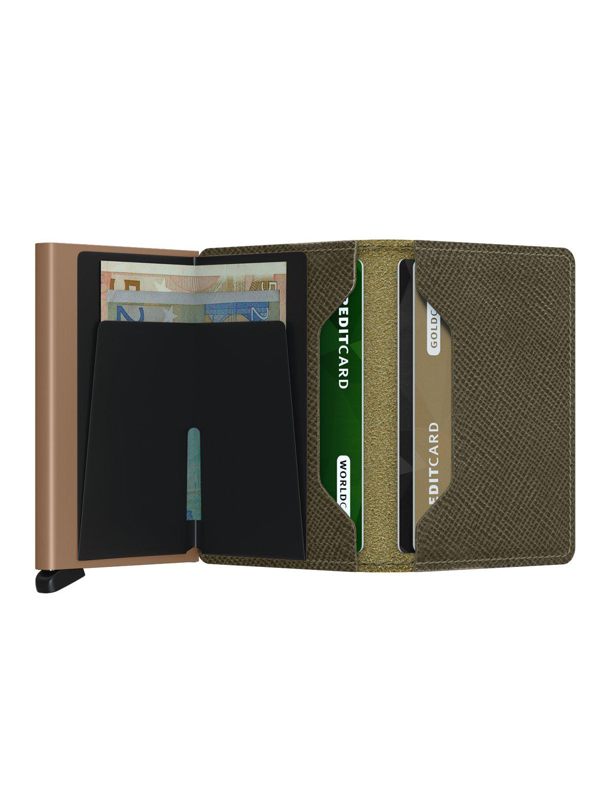 Secrid Slimwallet Saffiano Olive