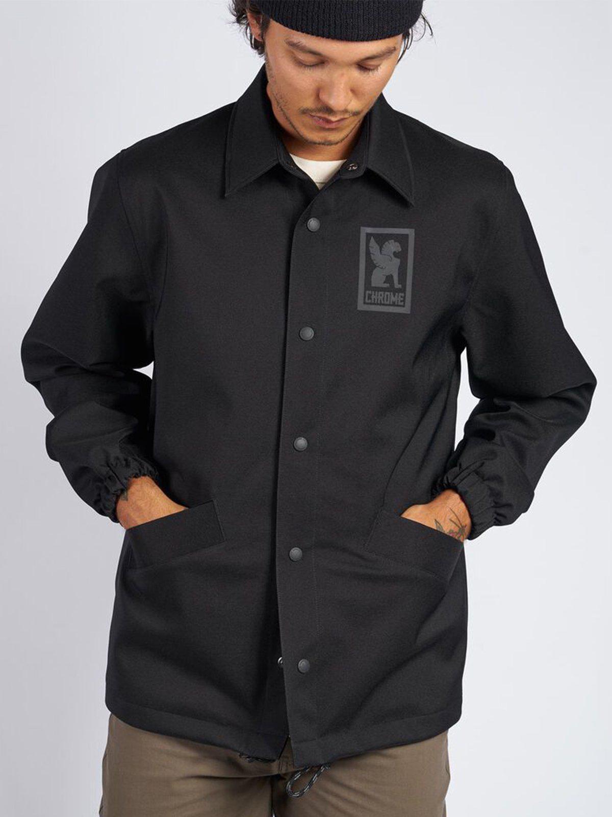 Chrome Industries Masonic Coaches Jacket Black