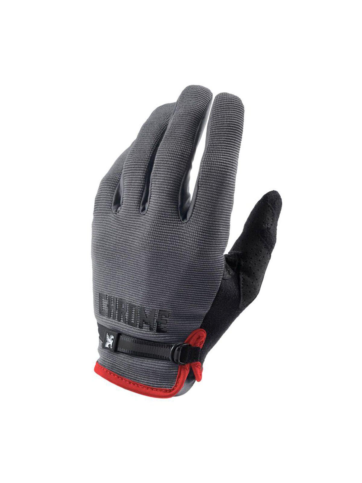 Chrome Industries Cycling Gloves Grey Black